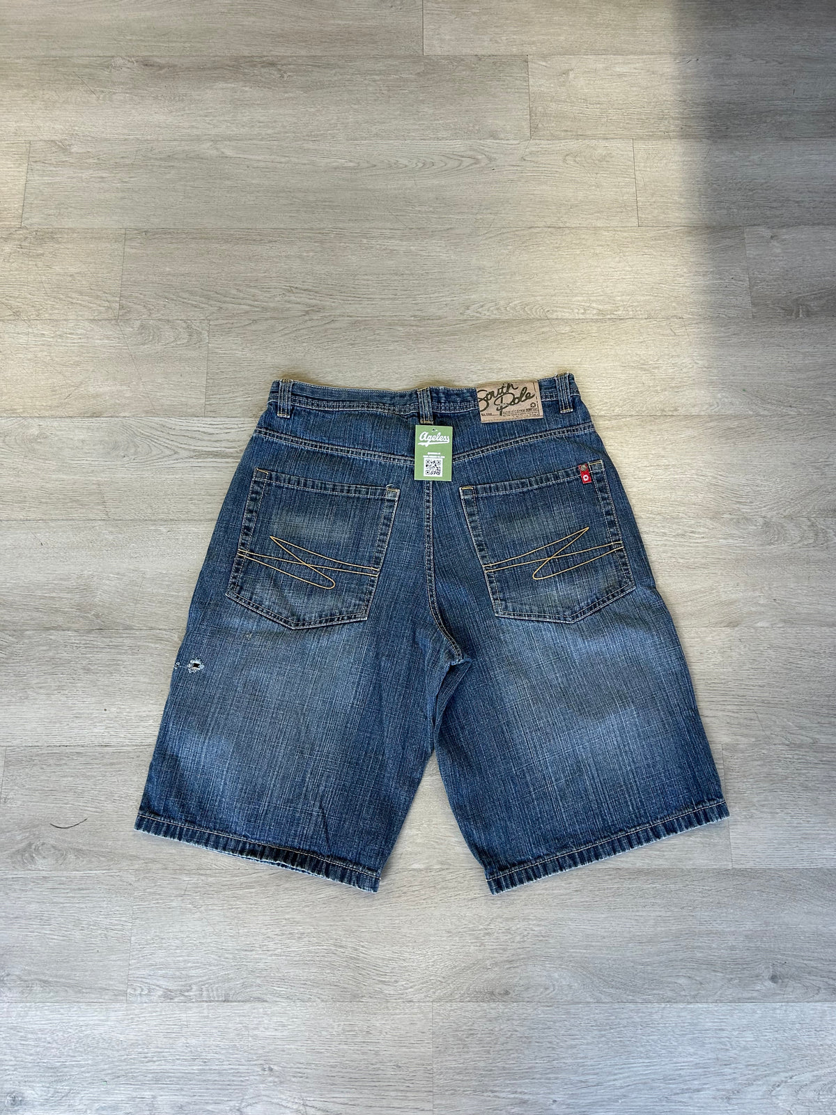 South Pole Dark Wash Jorts