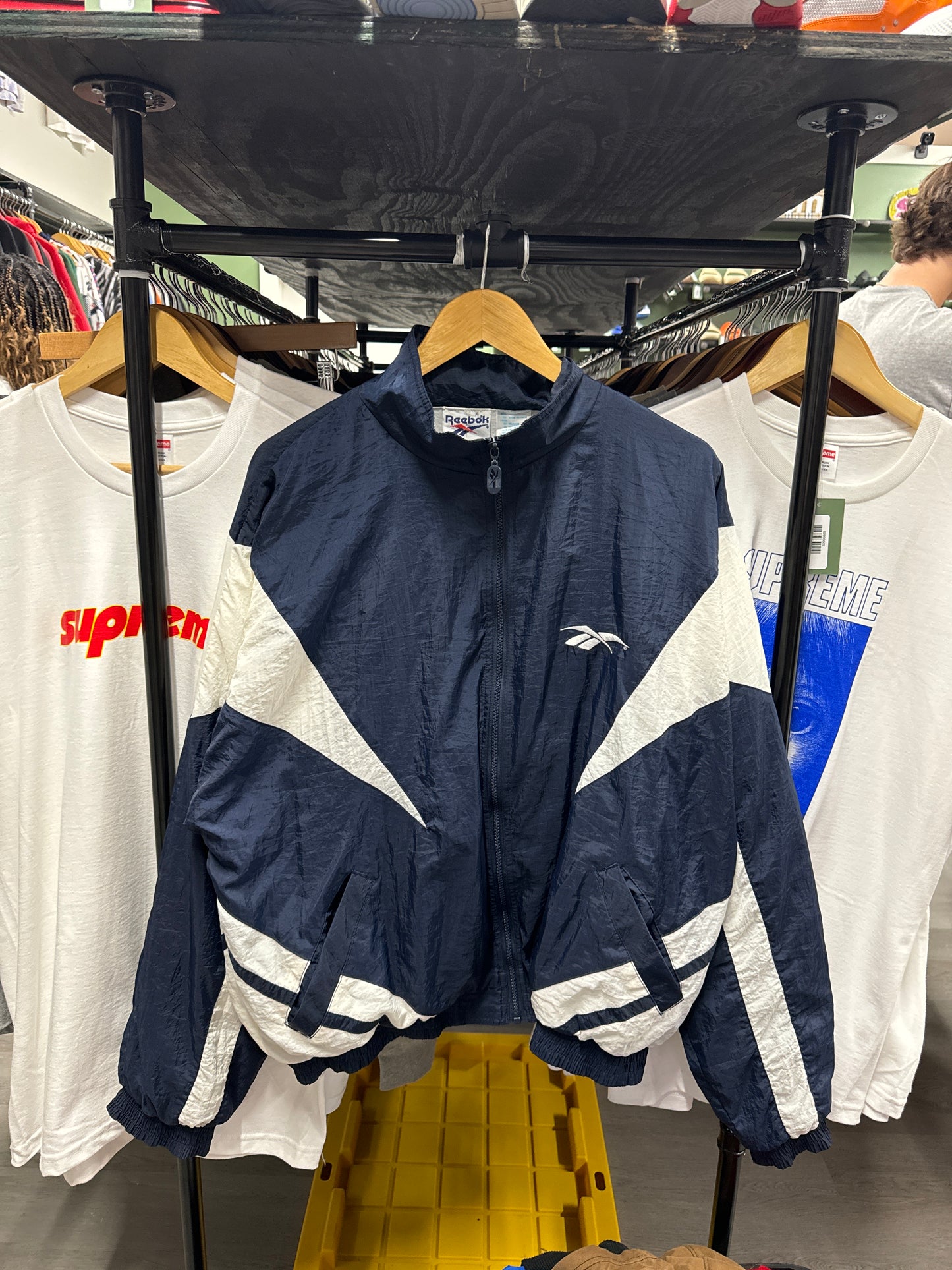 Vintage Reebok Zip Up Windbreaker