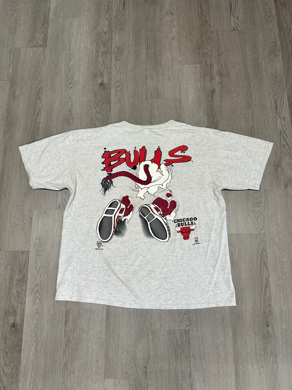Vintage Nutmeg NBA Chicago Bulls Mascot Breakthrough Tee