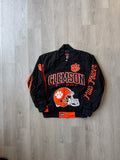 Franchise Collegiate Sportswear University Of Clemson Tigers Embroidered Varsity Jacket
