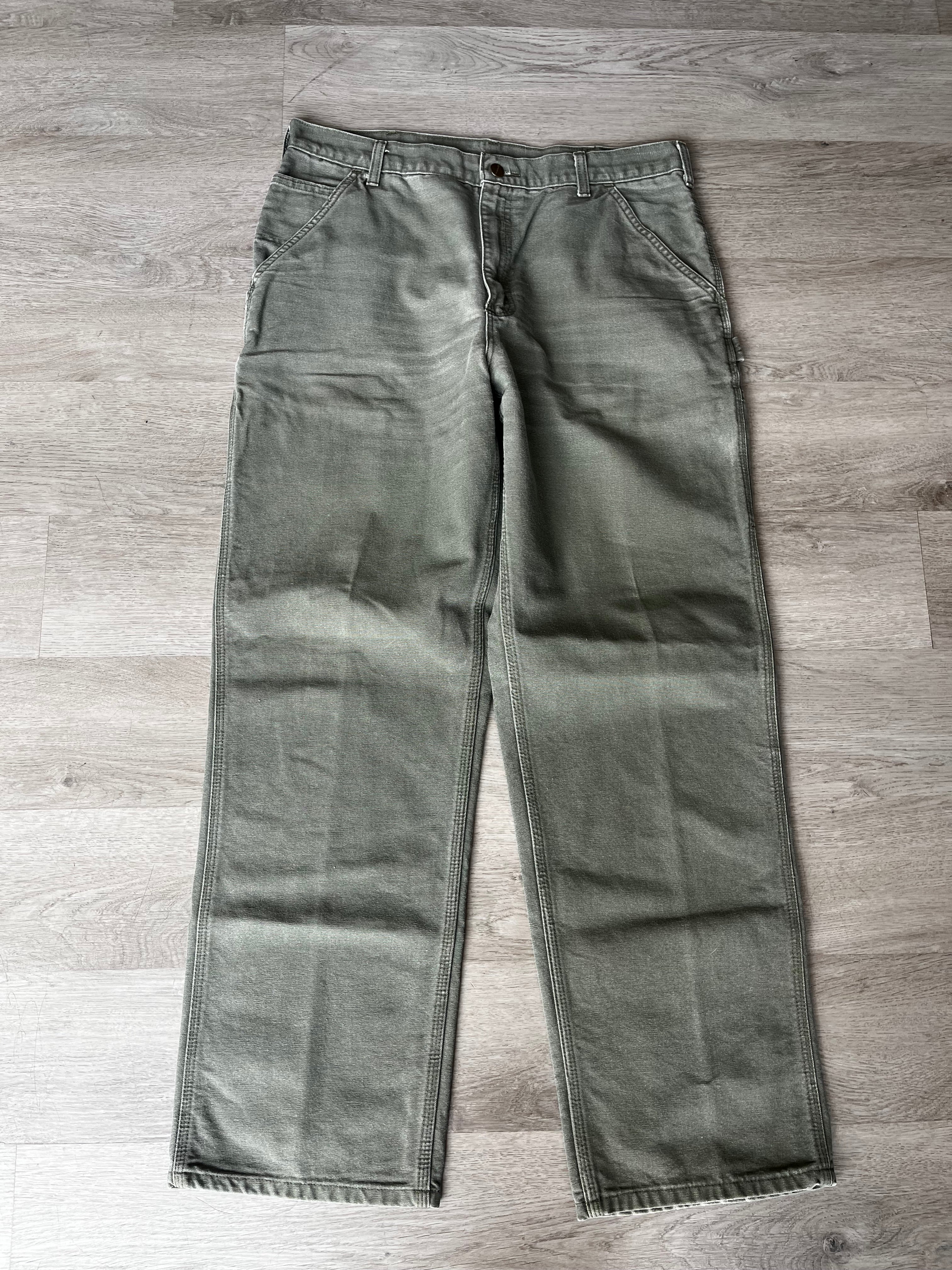 Vintage Fading Green Carhartt Carpenter Pants