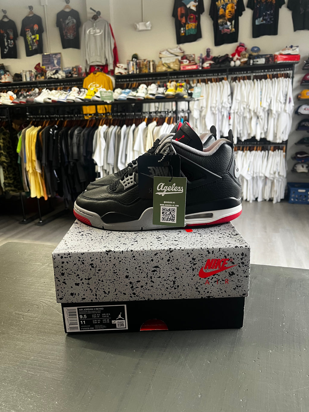 New Air Jordan 4 Retro Bred Reimagined