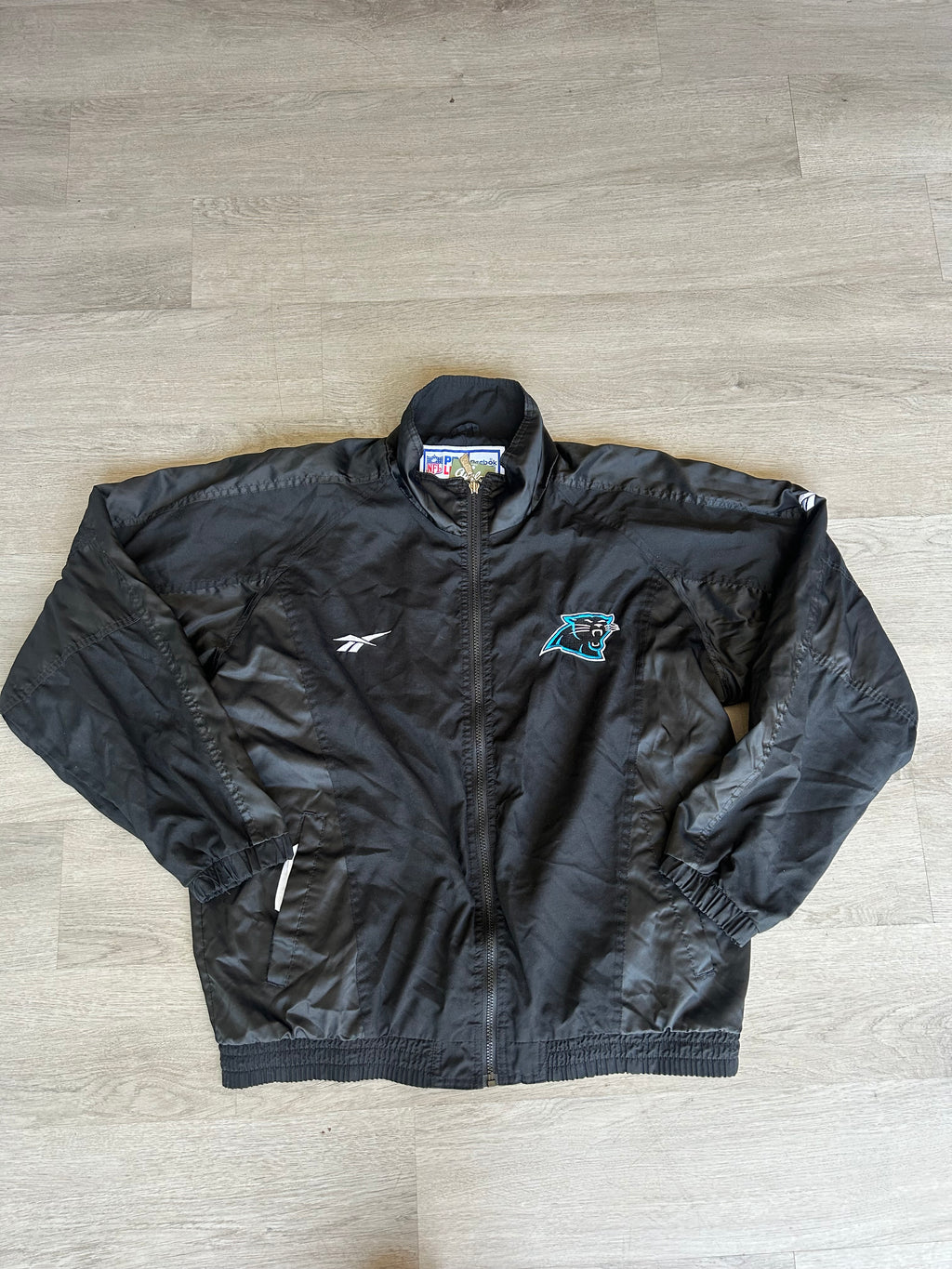 Vintage Reebok Carolina Panthers Windbreaker