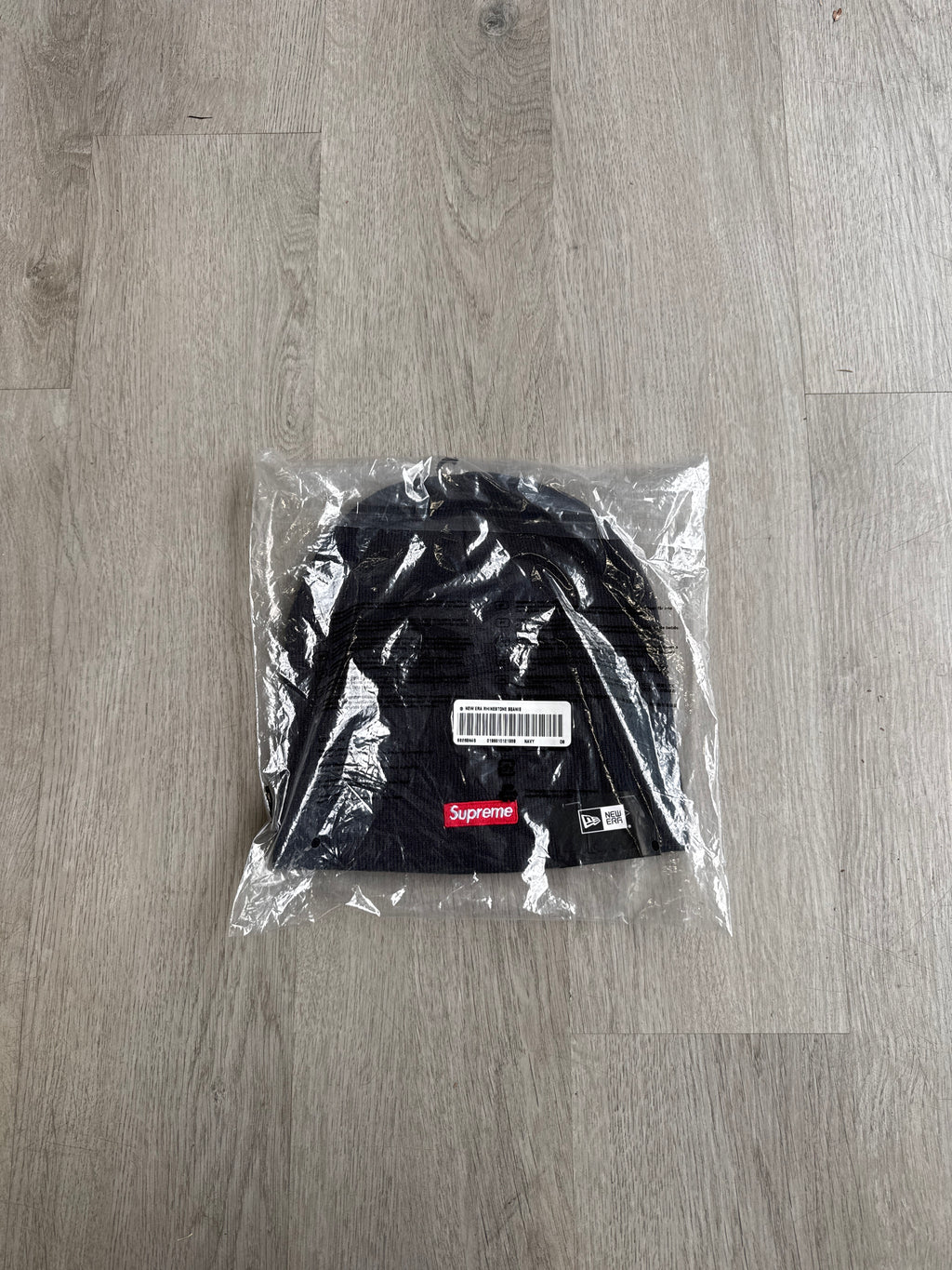 Supreme New Era Rhinestone Navy Beanie