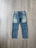 Zara Patchwork Relaxed Fit Denim Jeans