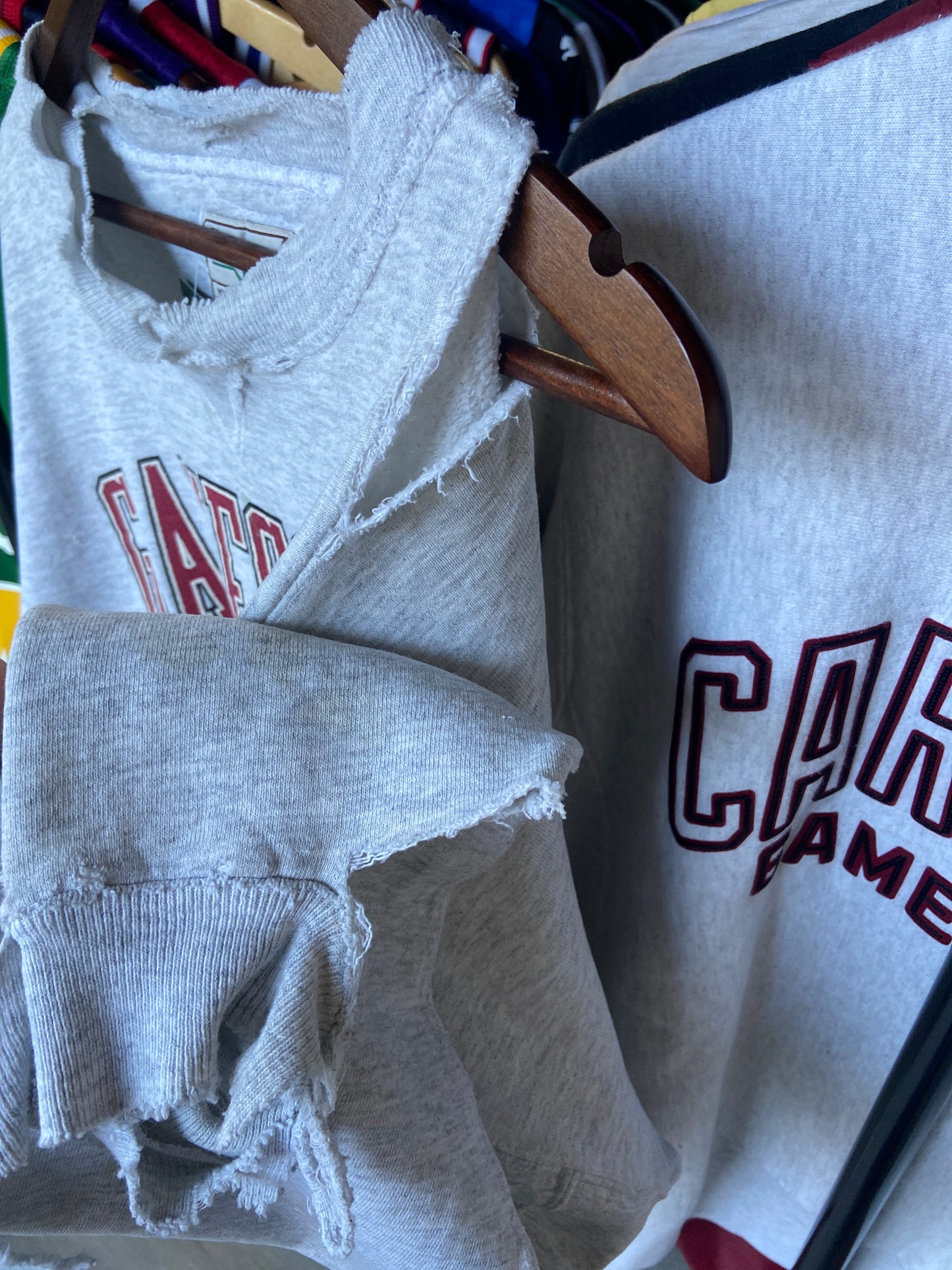 Gamecocks Distressed Grey Sweatshirt