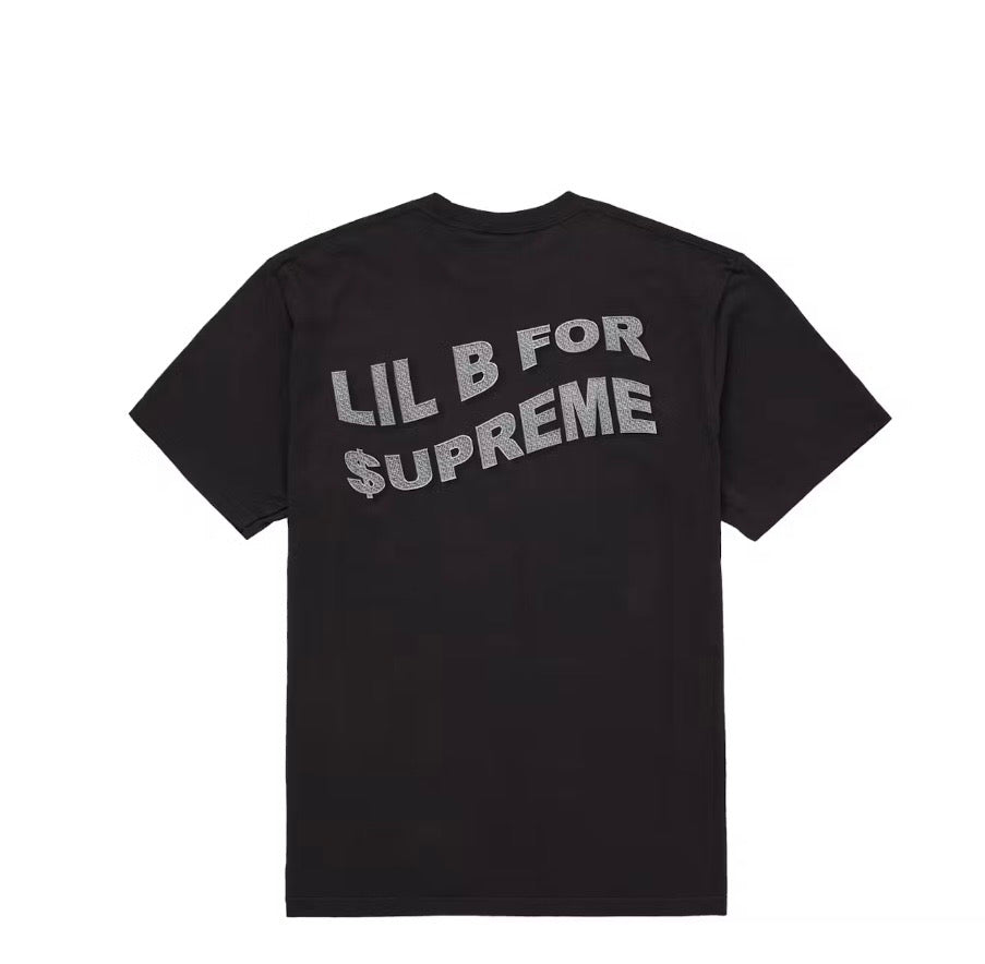 Supreme Black Based Lil B SS26 Tee
