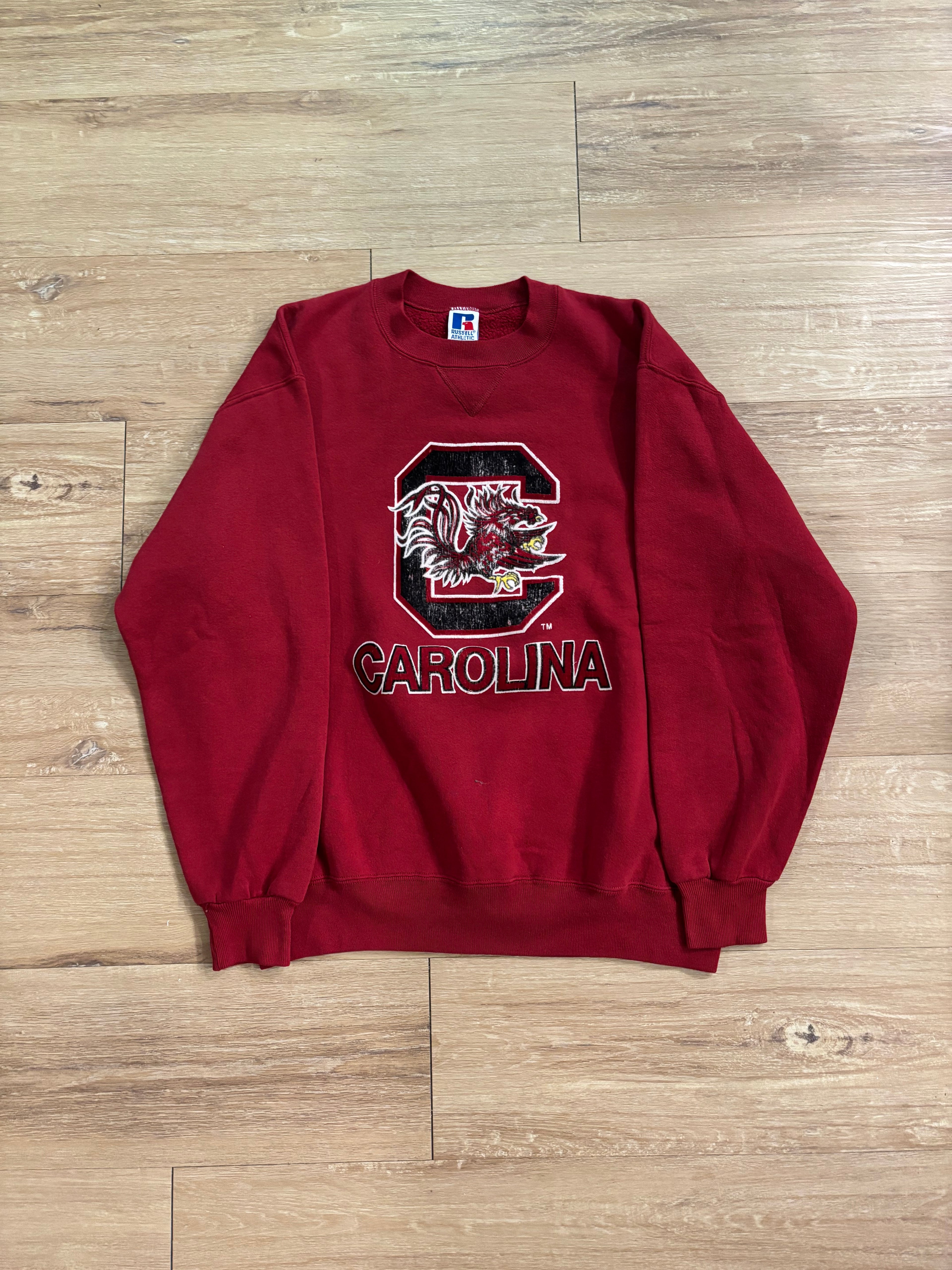Vintage South Carolina Gamecocks Velvet Crewneck