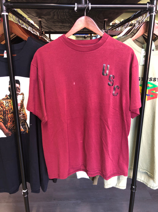 USC Stacked Logo Tee