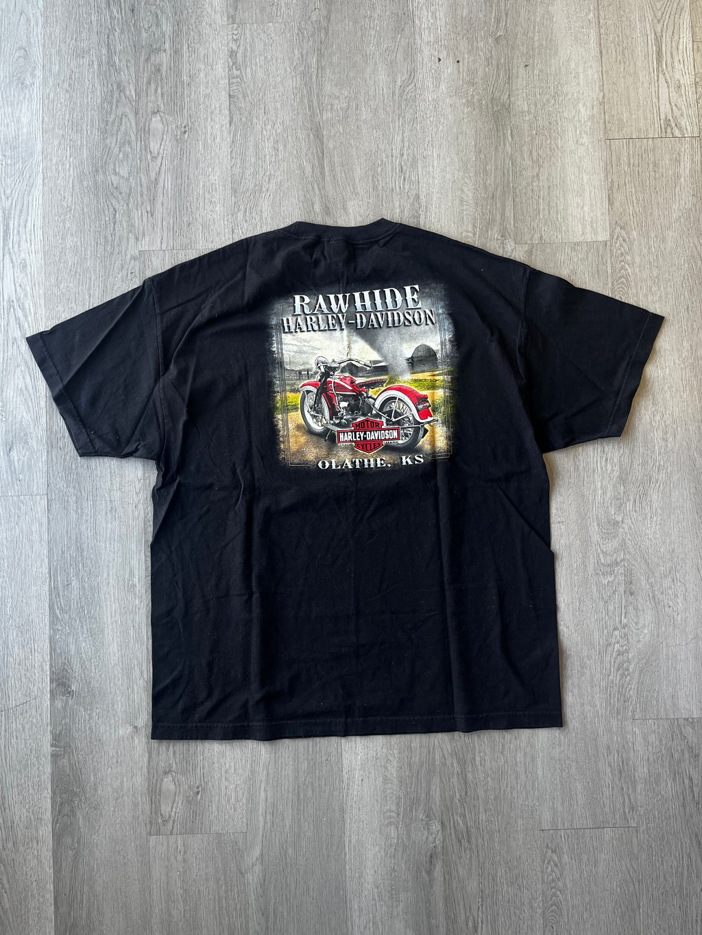 Harley Davidson Raw Hide Olathe, KS Tee