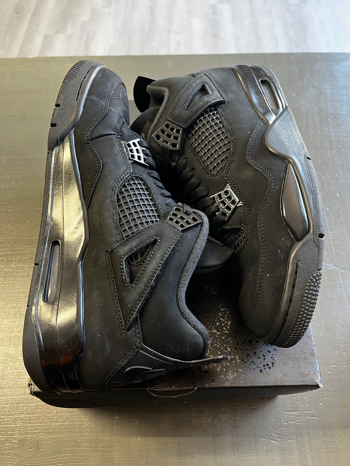 Pre Owned Air Jordan 4 Retro Black Cat