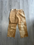 Vintage Sun-Faded Carhartt Tan Carpenter Pants