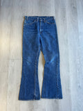Vintage Levi Dark Wash Boot Cut Jeans
