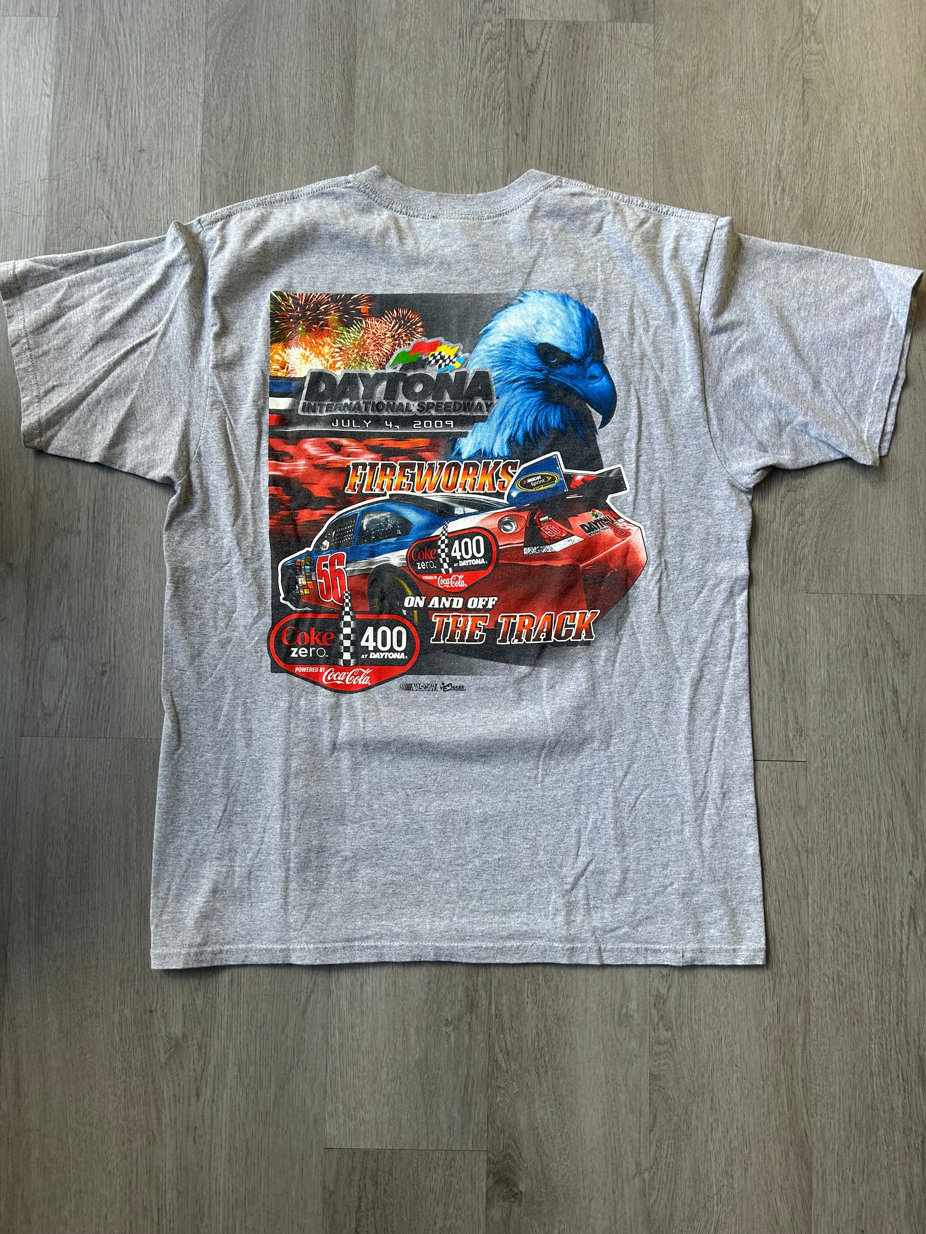 Vintage 2009 NASCAR Coke Zero 400 Daytona International Speedway Tee