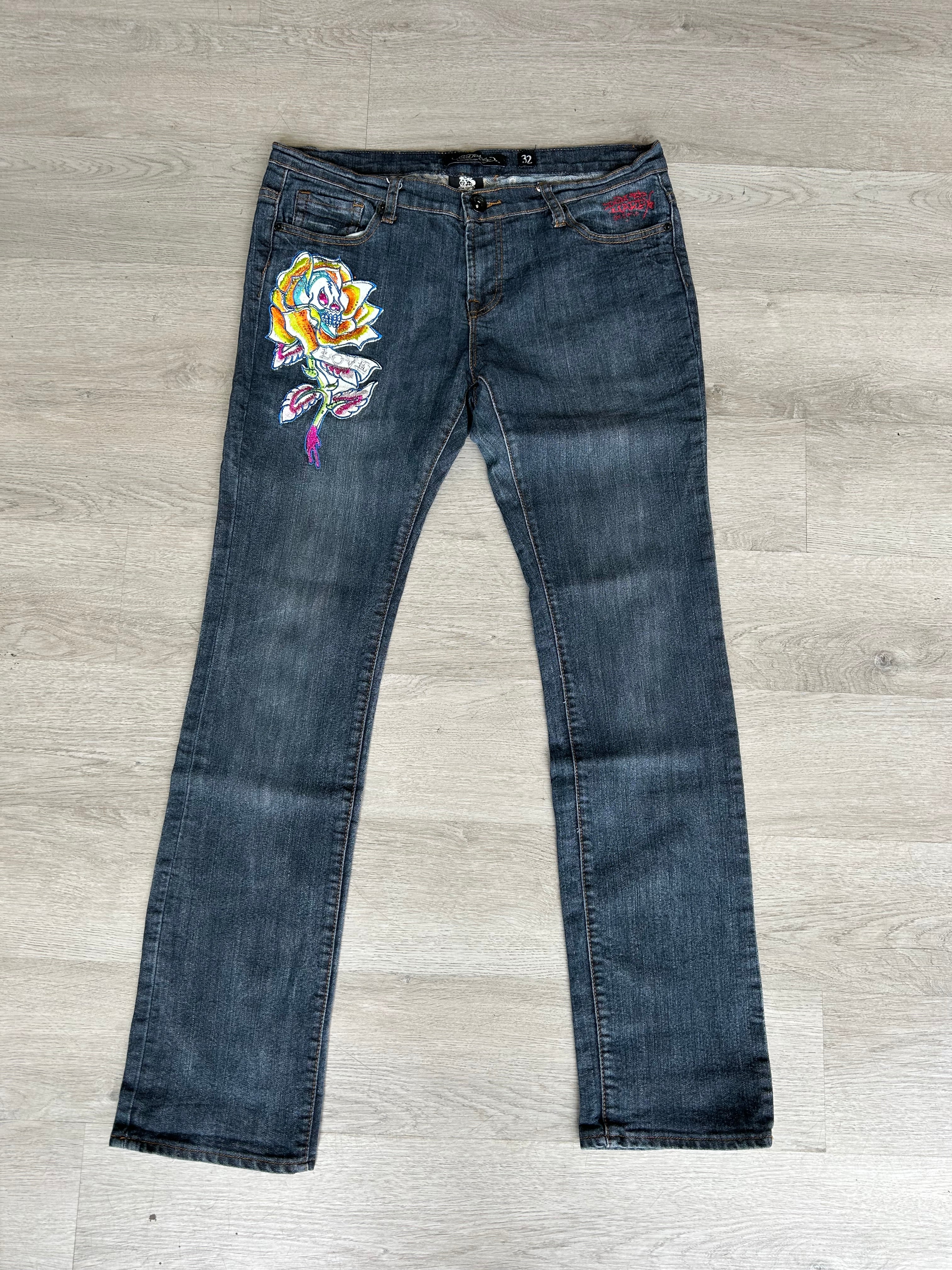Vintage Y2K Women’s Ed Hardy Jeans