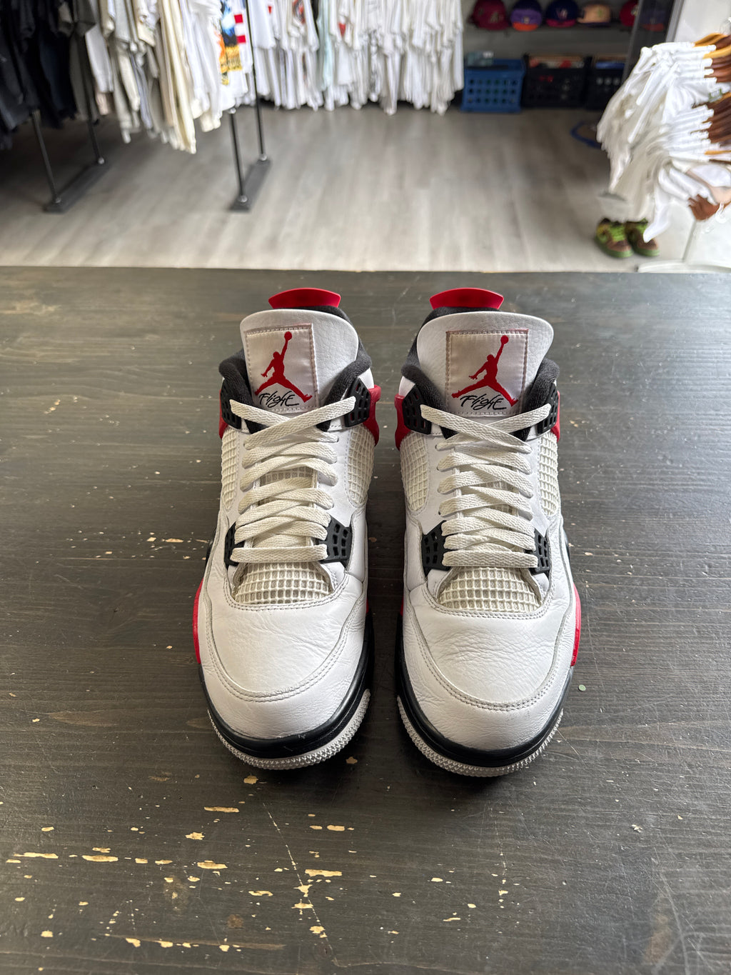 Pre-owned Jordan Retro 4 Red Cement