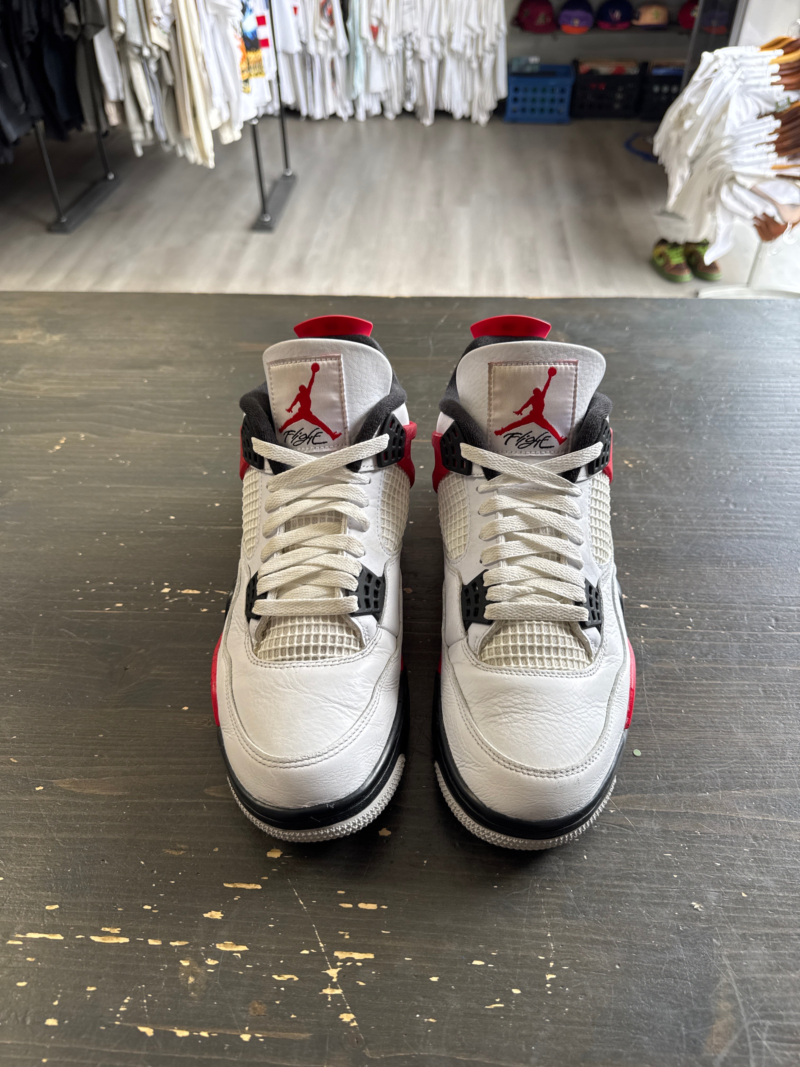 Pre-owned Jordan Retro 4 Red Cement