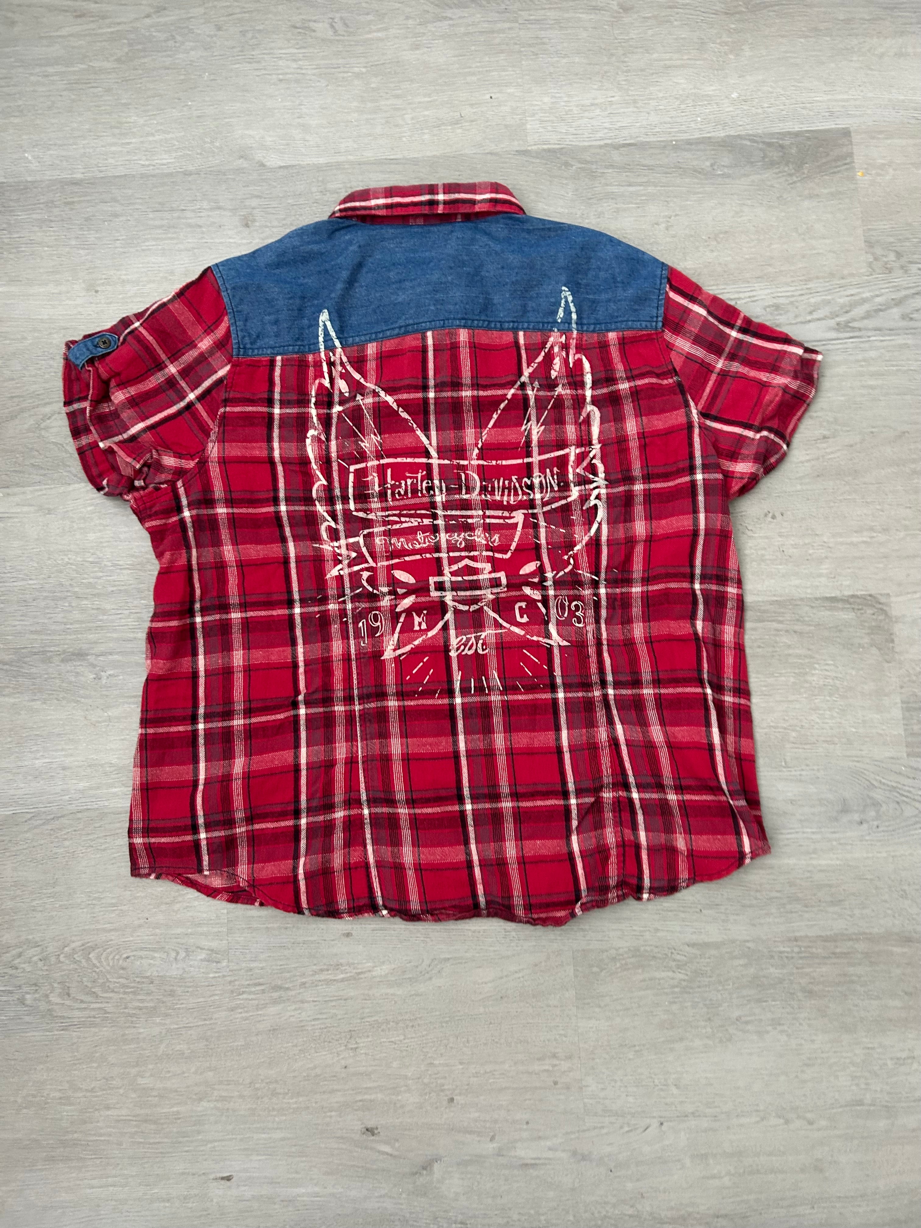 Women’s Harley Davidson Cut Flannel