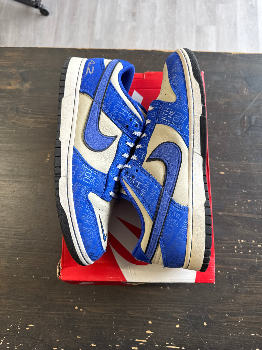 Pre-owned Nike Dunk Low Jackie Robinson