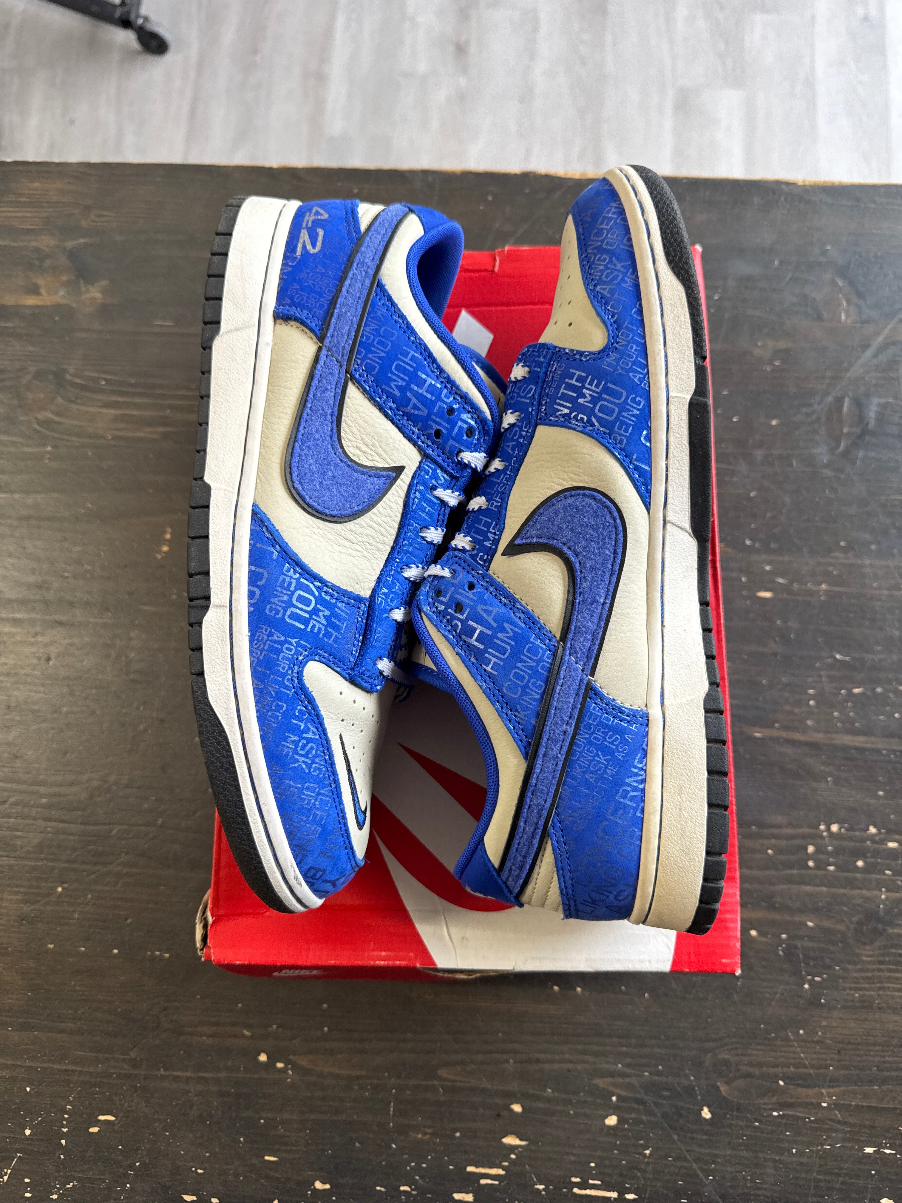 Pre-owned Nike Dunk Low Jackie Robinson