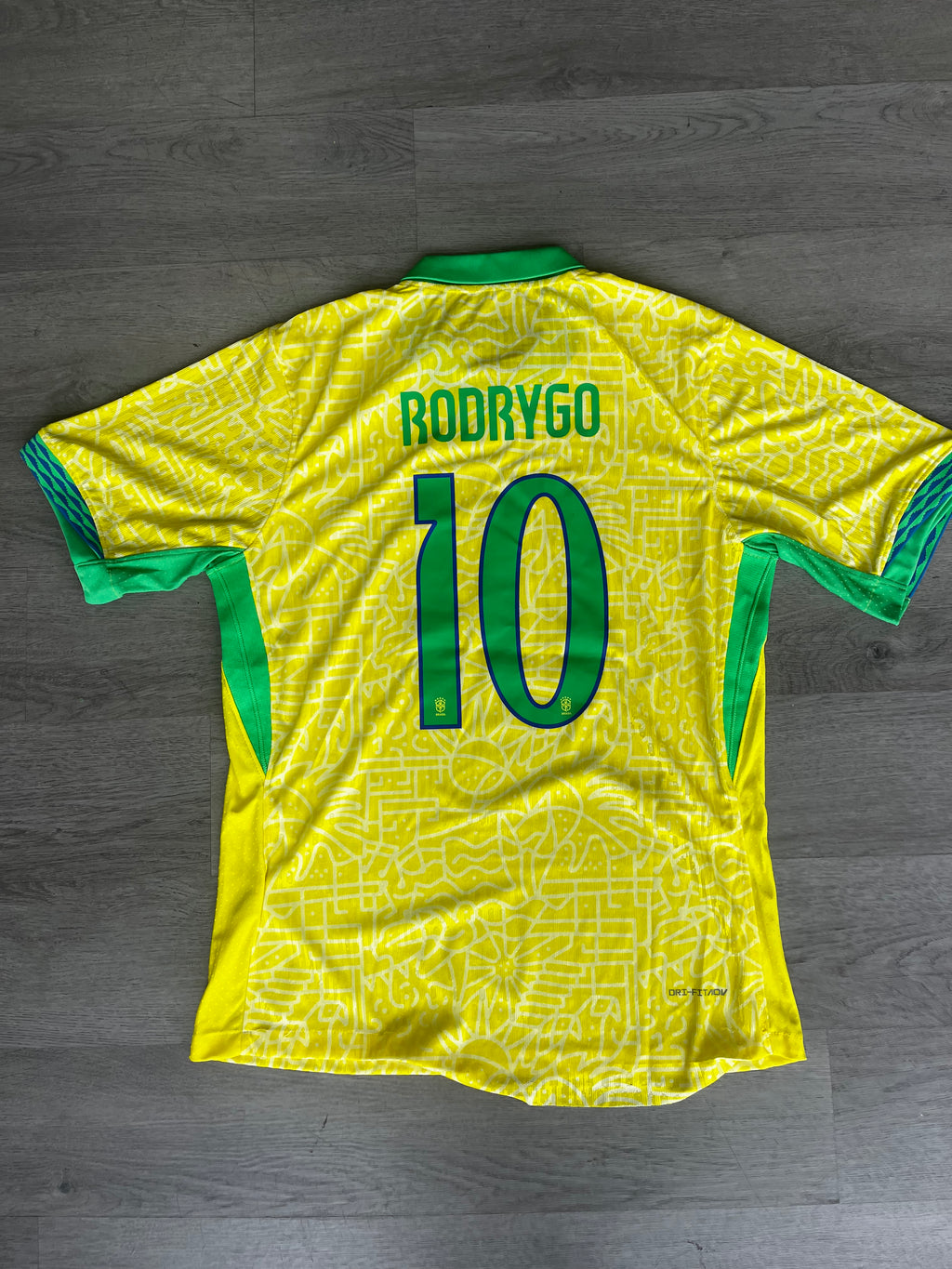 Nike Brazil Rodrygo 2024 Home Jersey