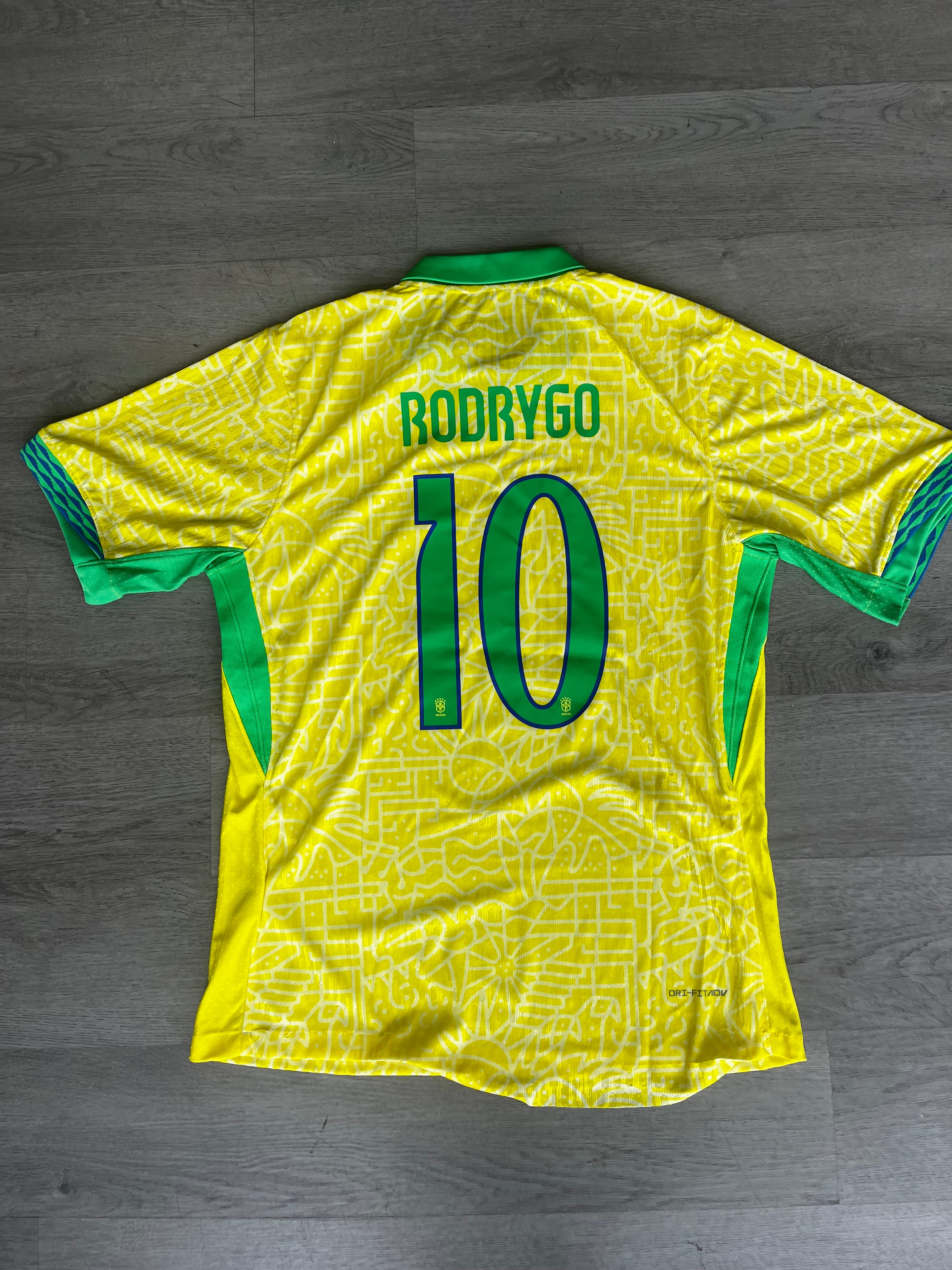 Nike Brazil Rodrygo 2024 Home Jersey