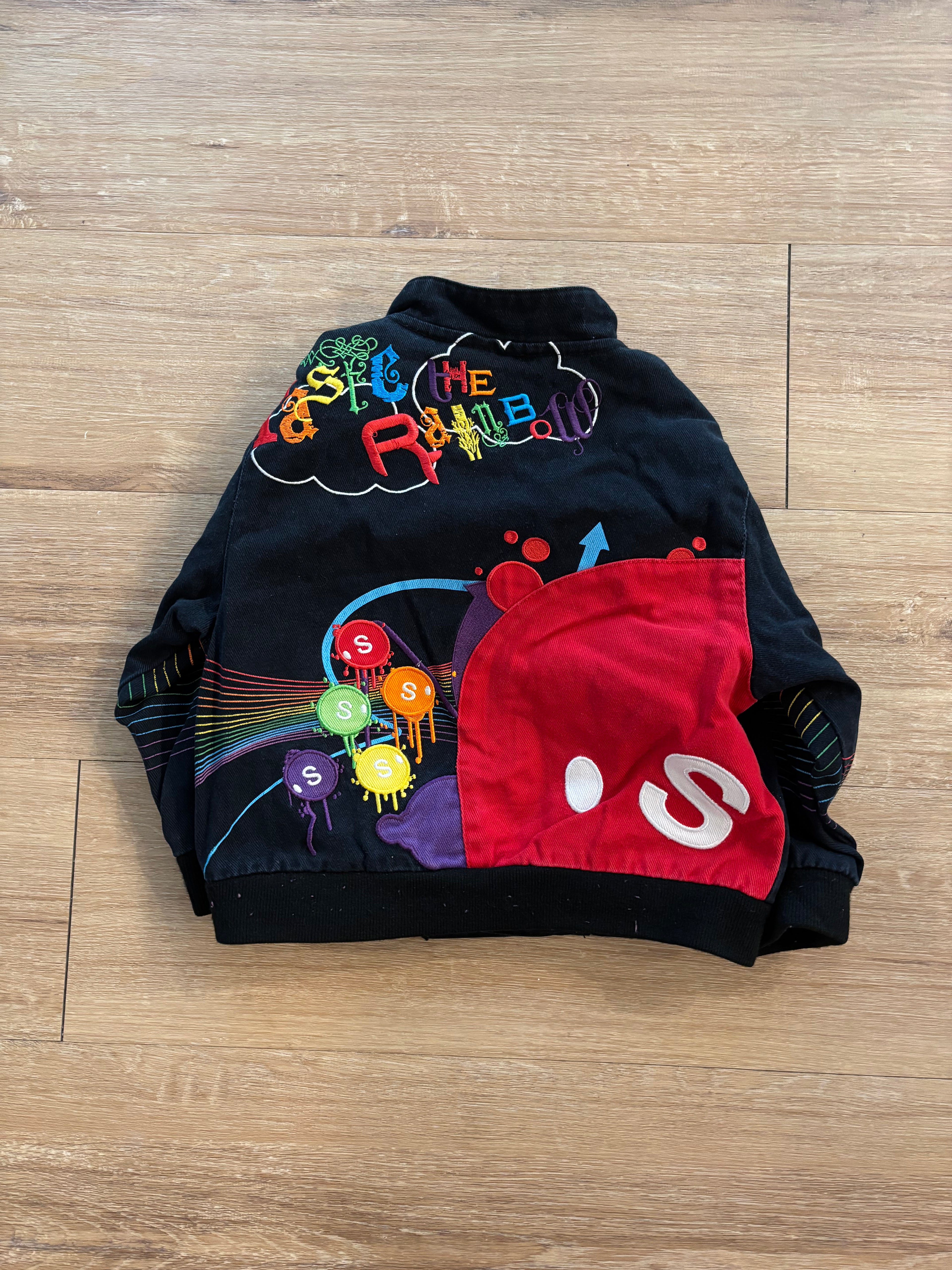 Vintage JH Design Skittles Varsity Jacket