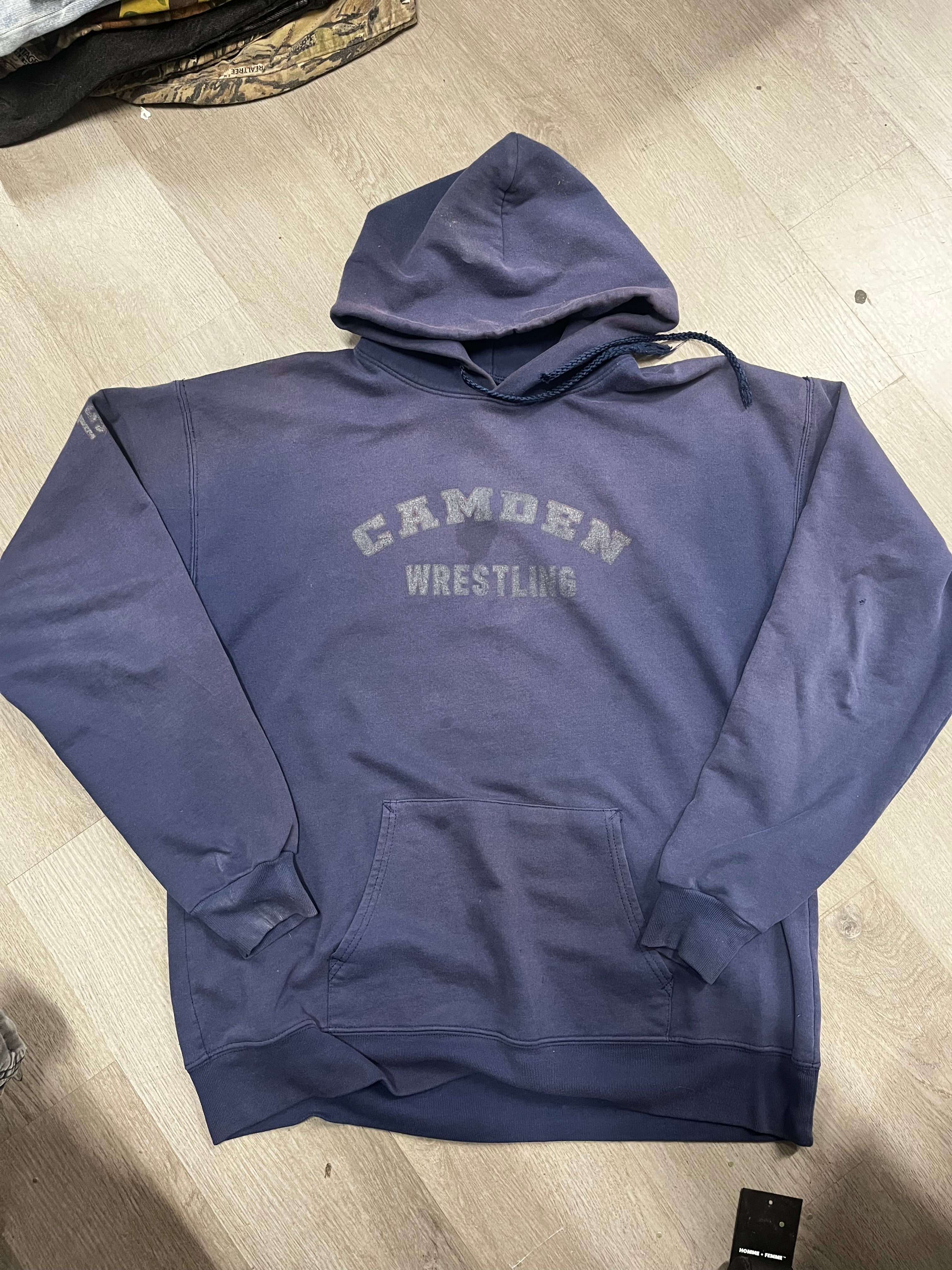 Vintage Navy Camden Wrestling Hoodie