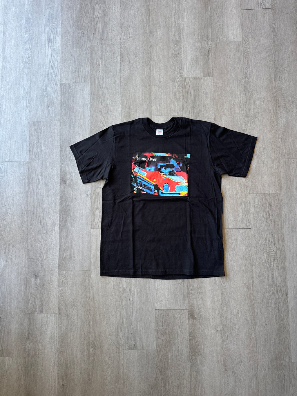 Supreme Yohji Yamamoto Game Over Black Tee (FW20)
