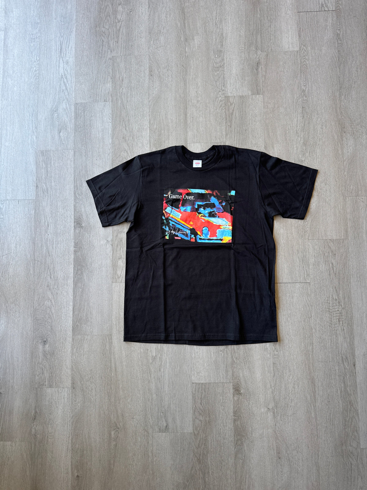 Supreme Yohji Yamamoto Game Over Black Tee (FW20)