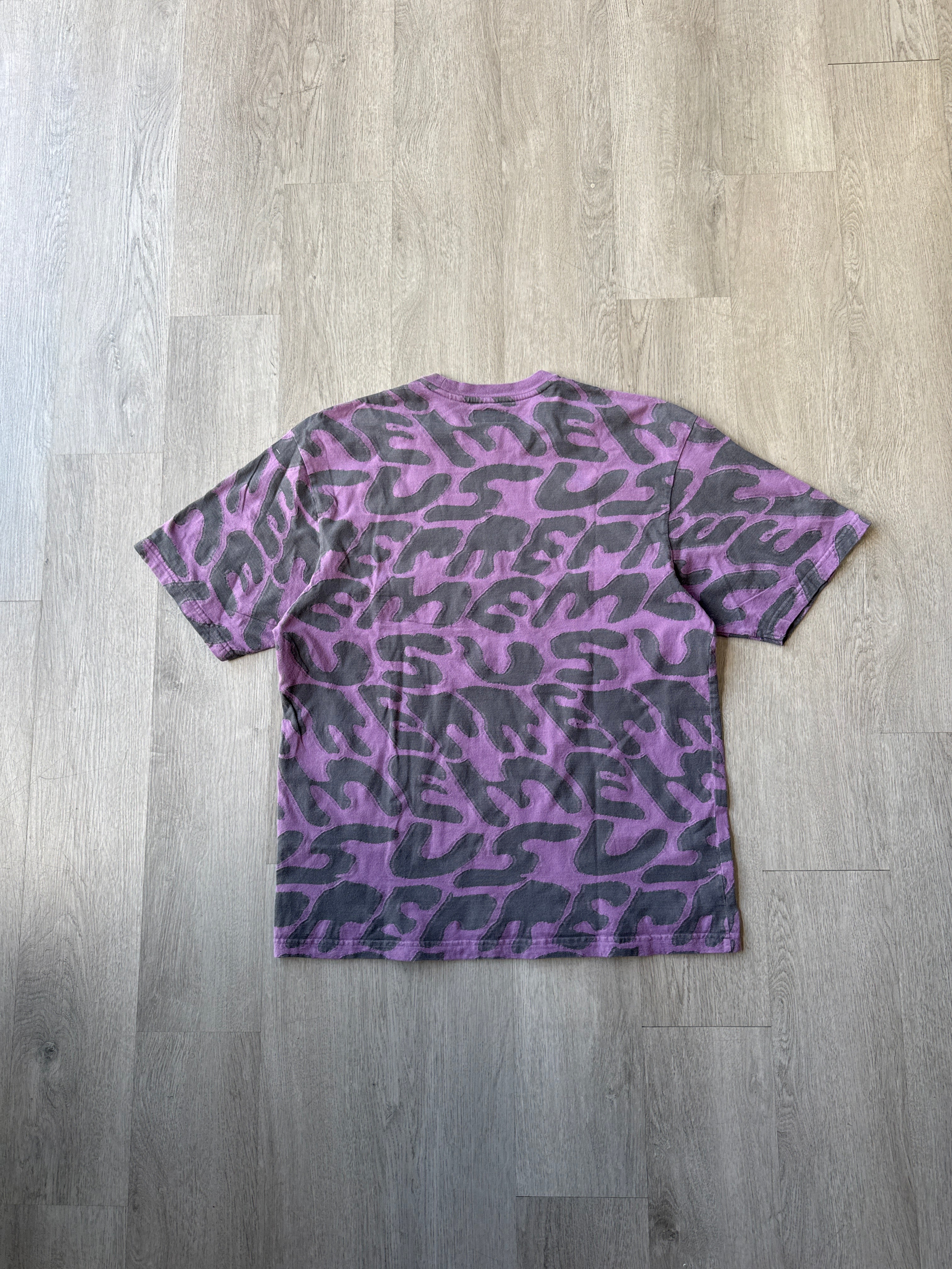 Supreme Stacked Intarsia S/S Purple Tee