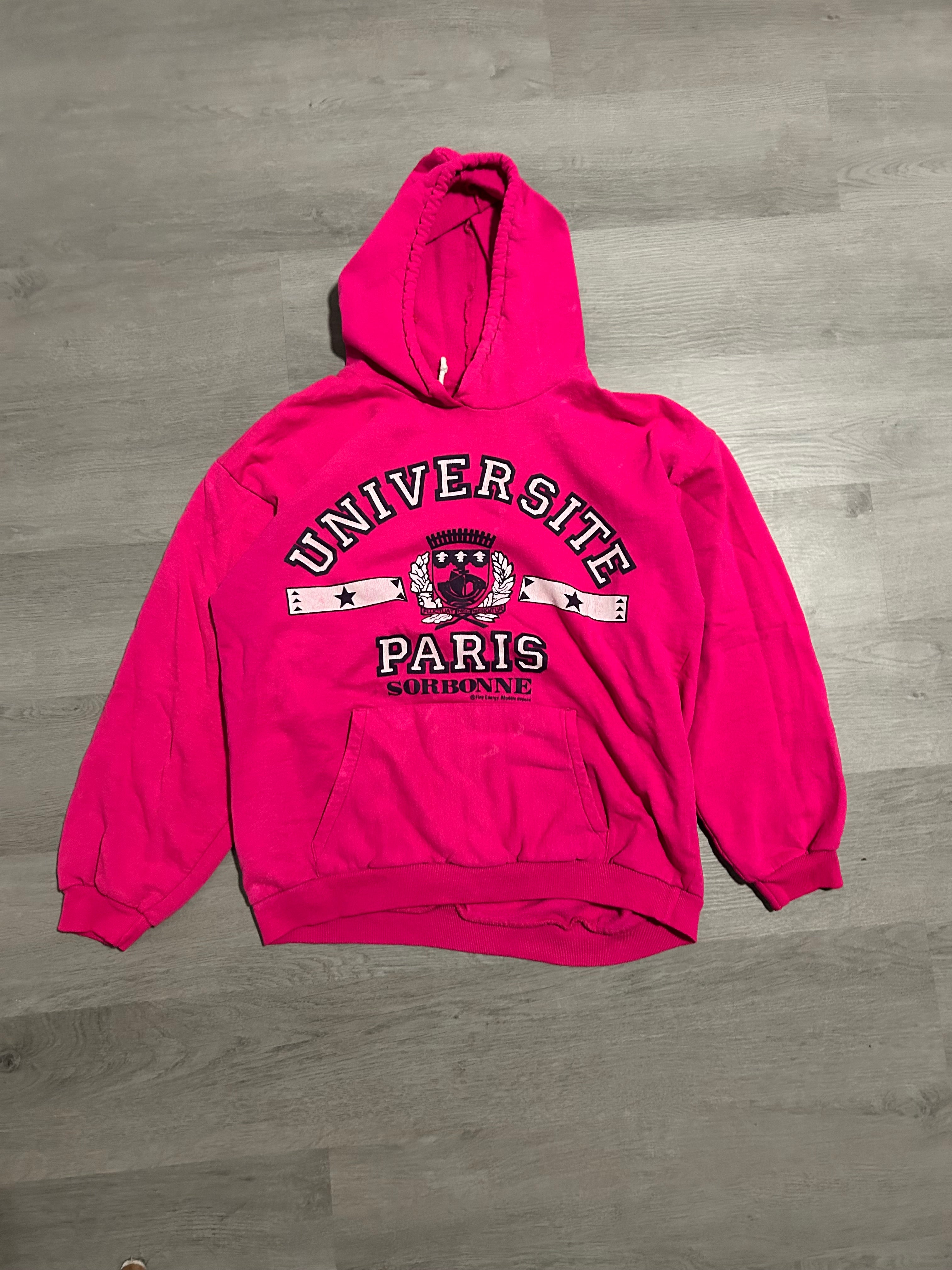 Pink Universite Paris Hoodie