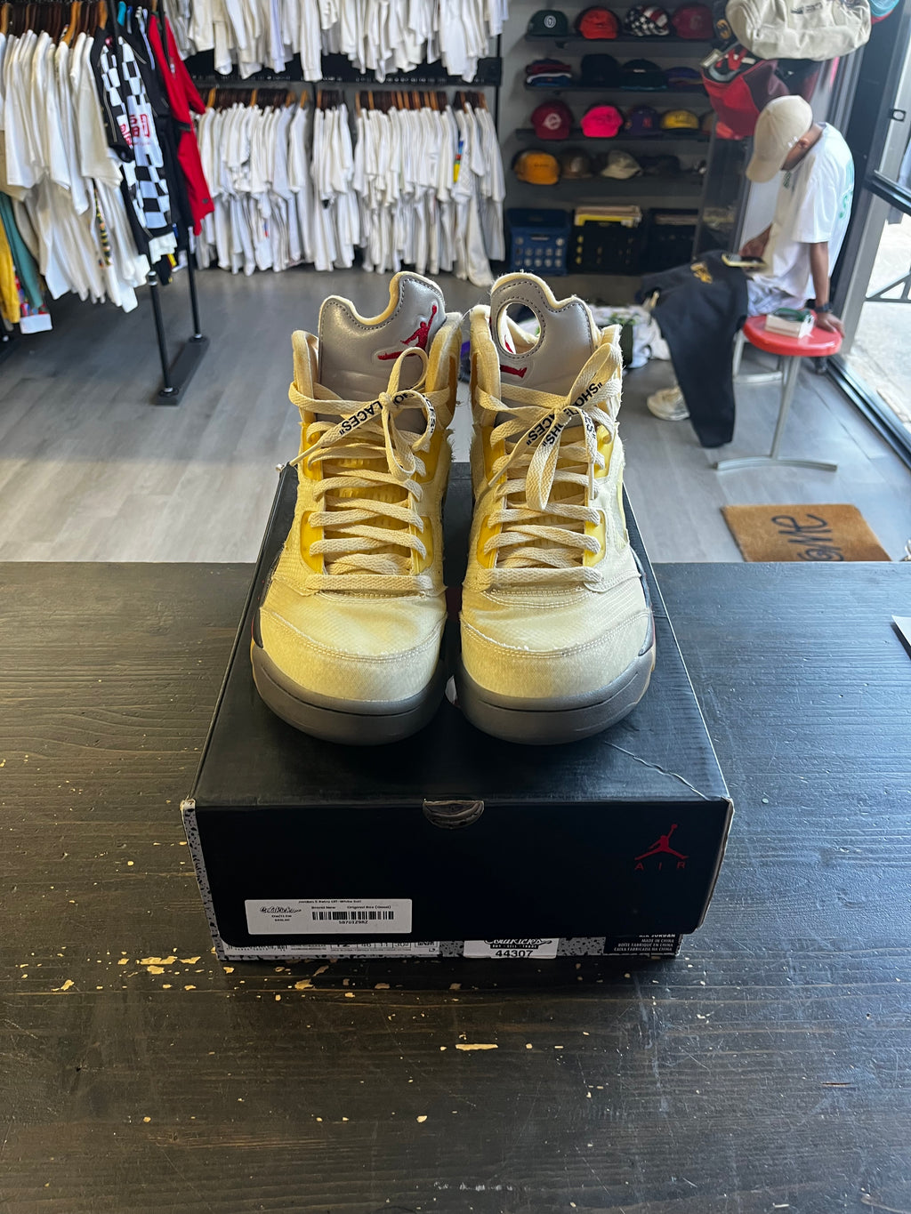 Pre-Owned Jordan 5 Retro Off-White Sail