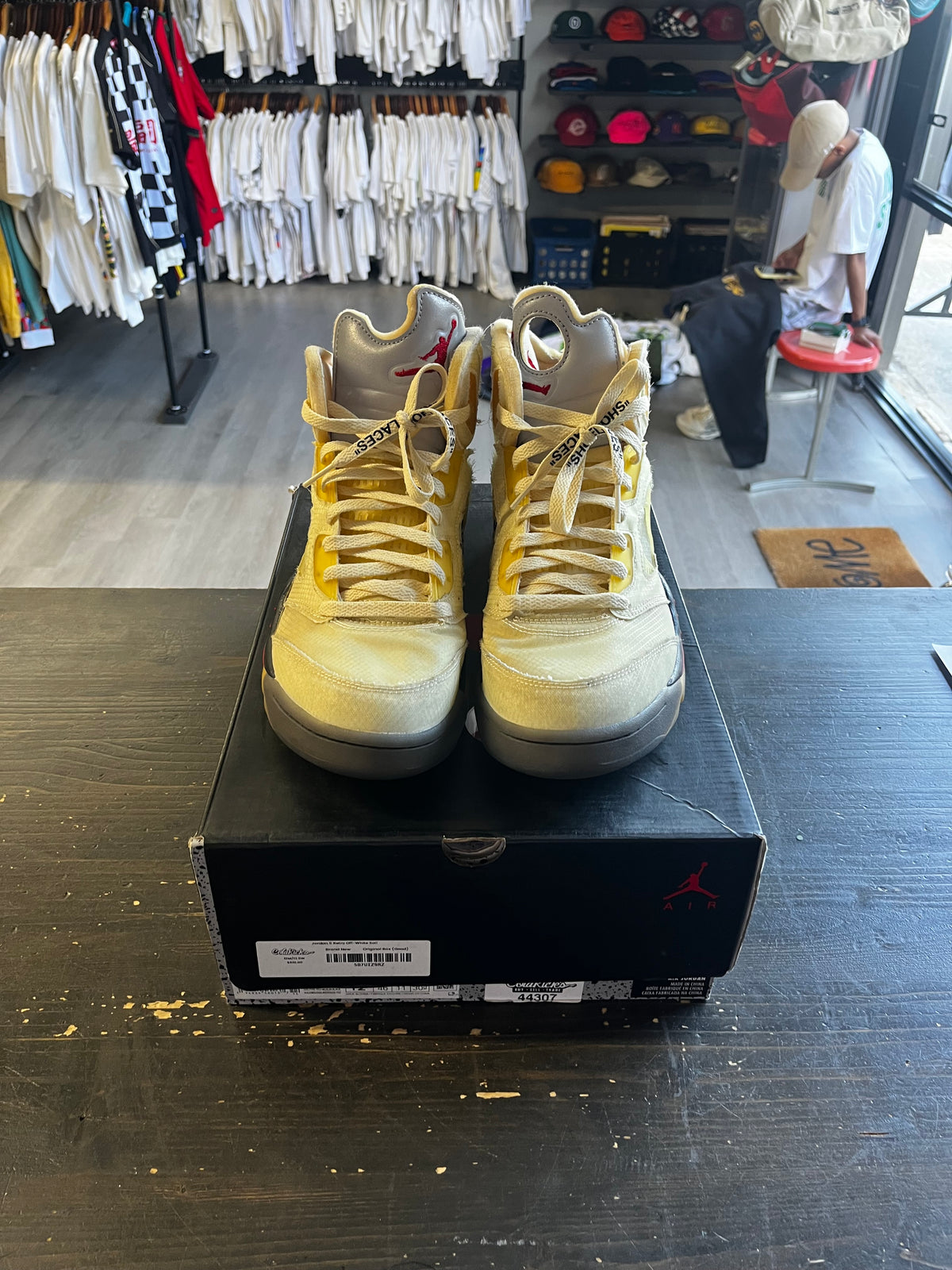 Pre-Owned Jordan 5 Retro Off-White Sail