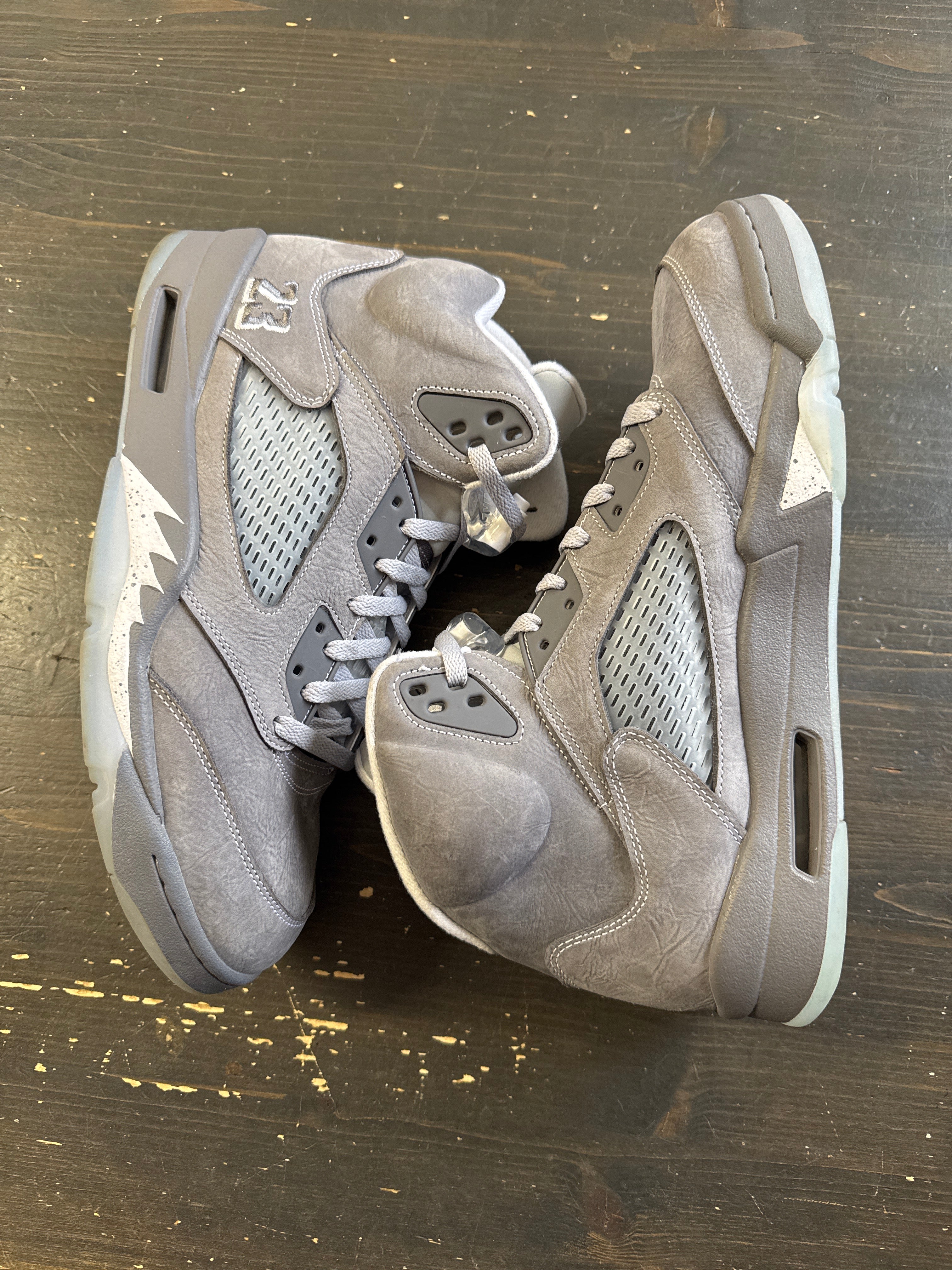 Pre-owned Jordan Retro 5 Wolf Grey 2026