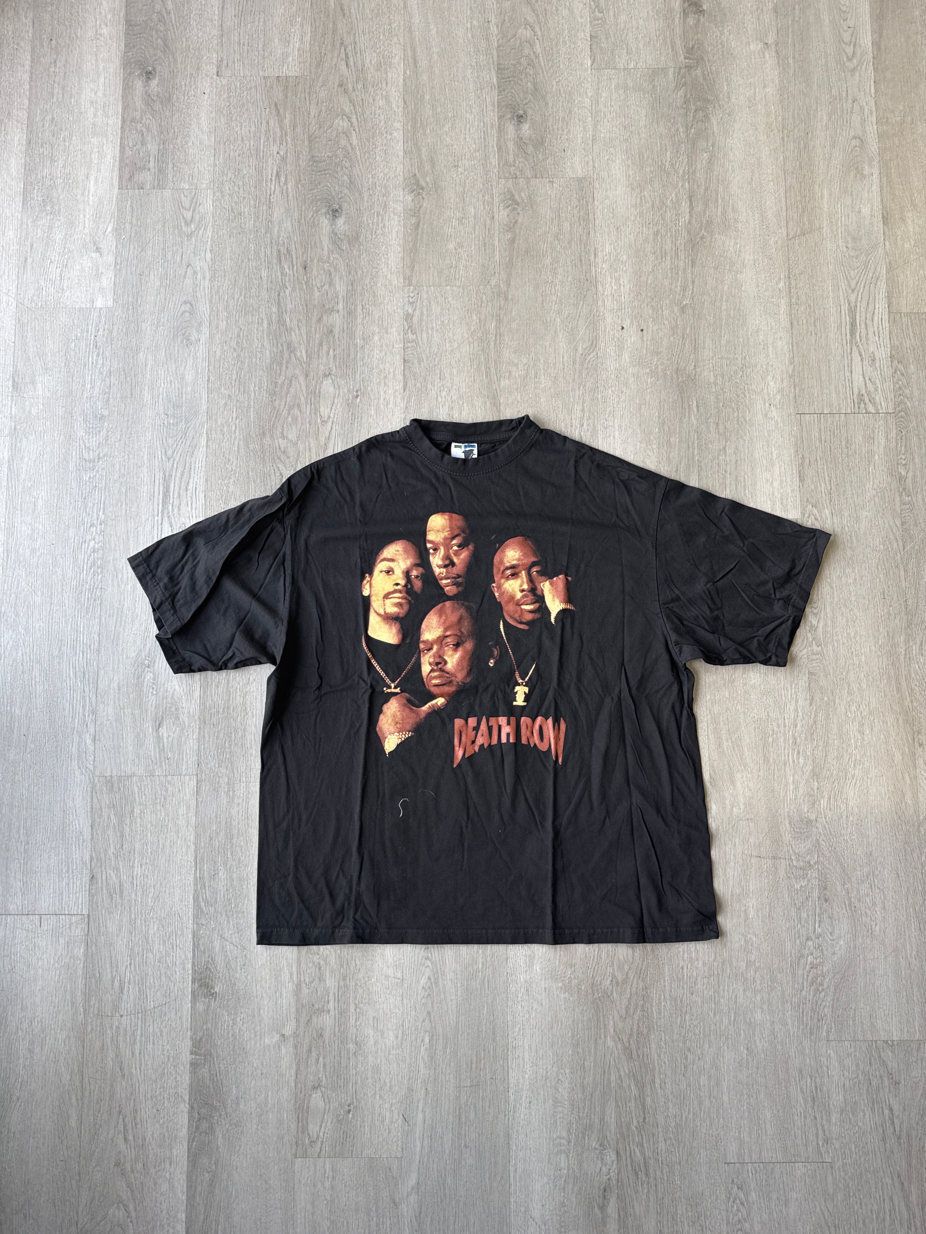 Vintage Death Row Records Tupac Snoop Dogg Dr Dre Suge Knight Rap Tee