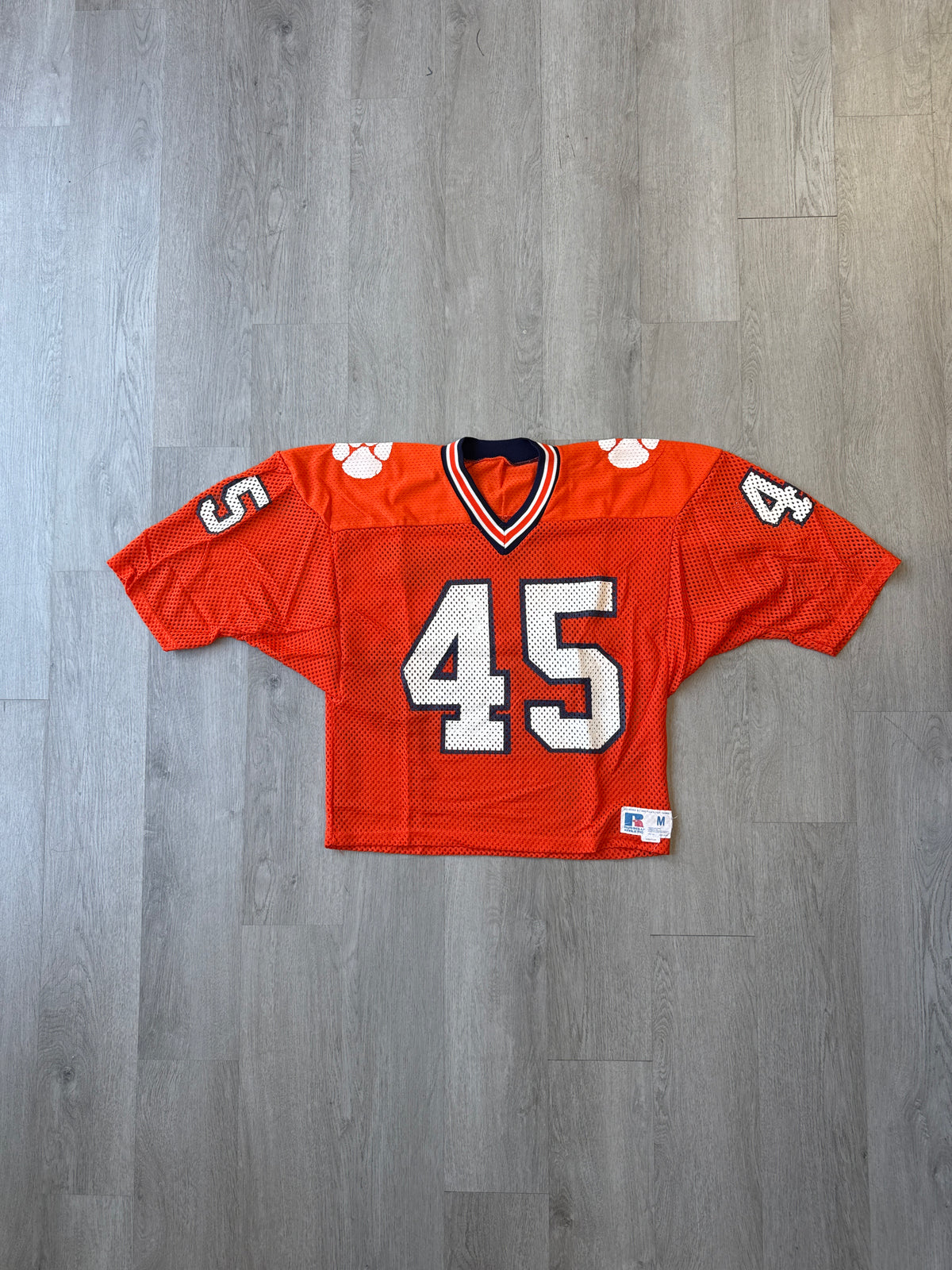 Vintage 90s Russell Athletic Clemson University Tigers Football Jersey