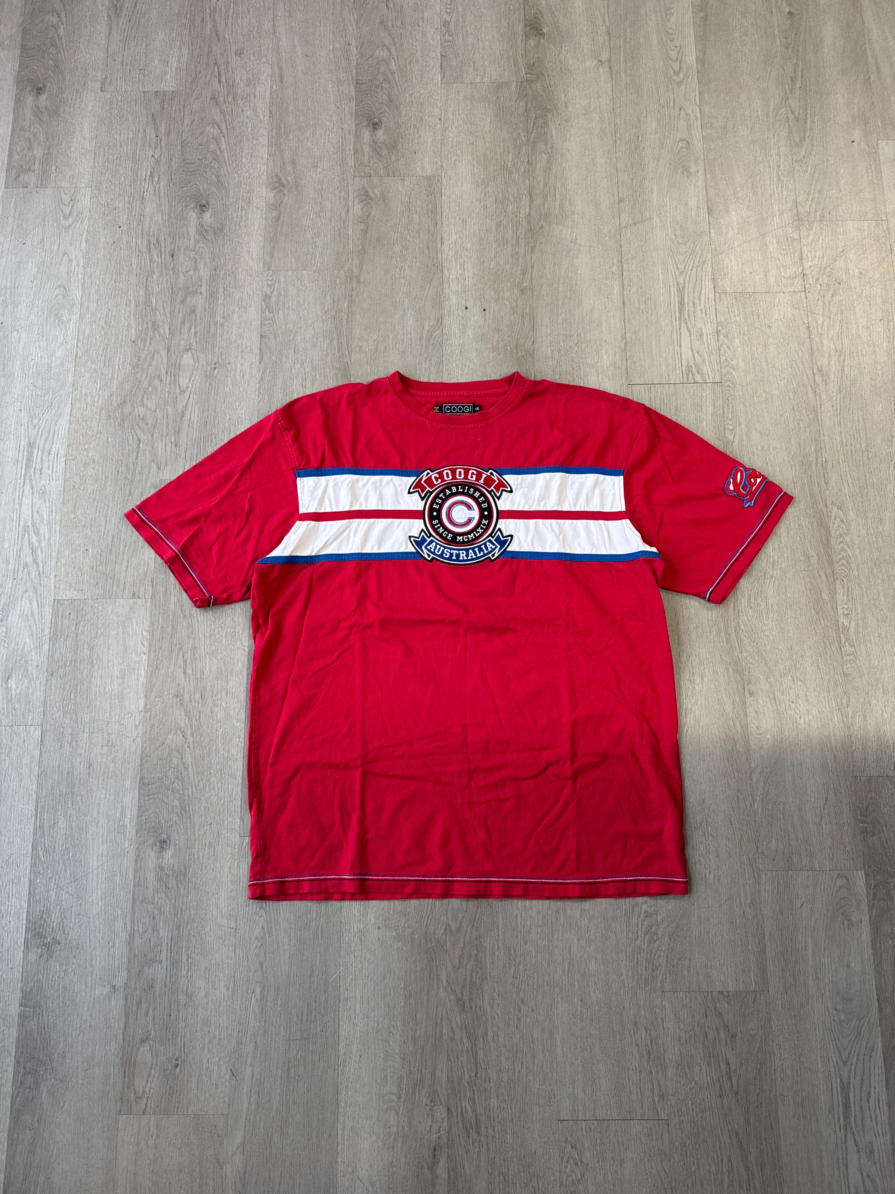Y2K Coogi Australia Embroidered Logo Tee