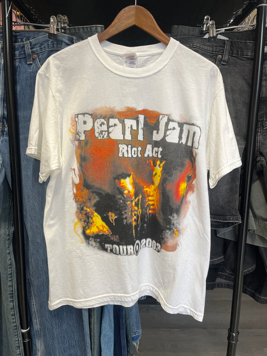 Pearl Jam Riot Act 2003 Tour Tee