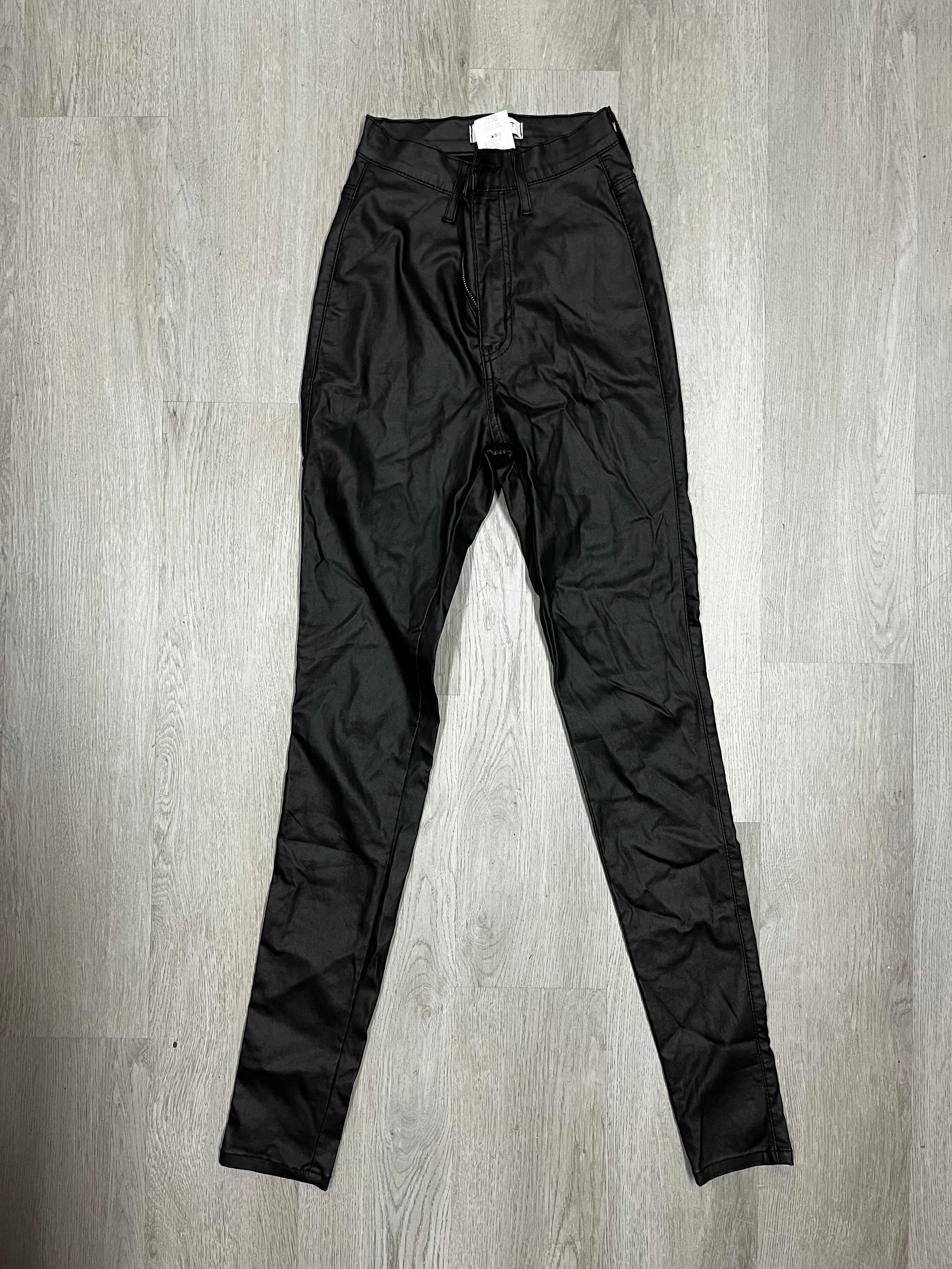 Vintage Vibrant Leather Pants