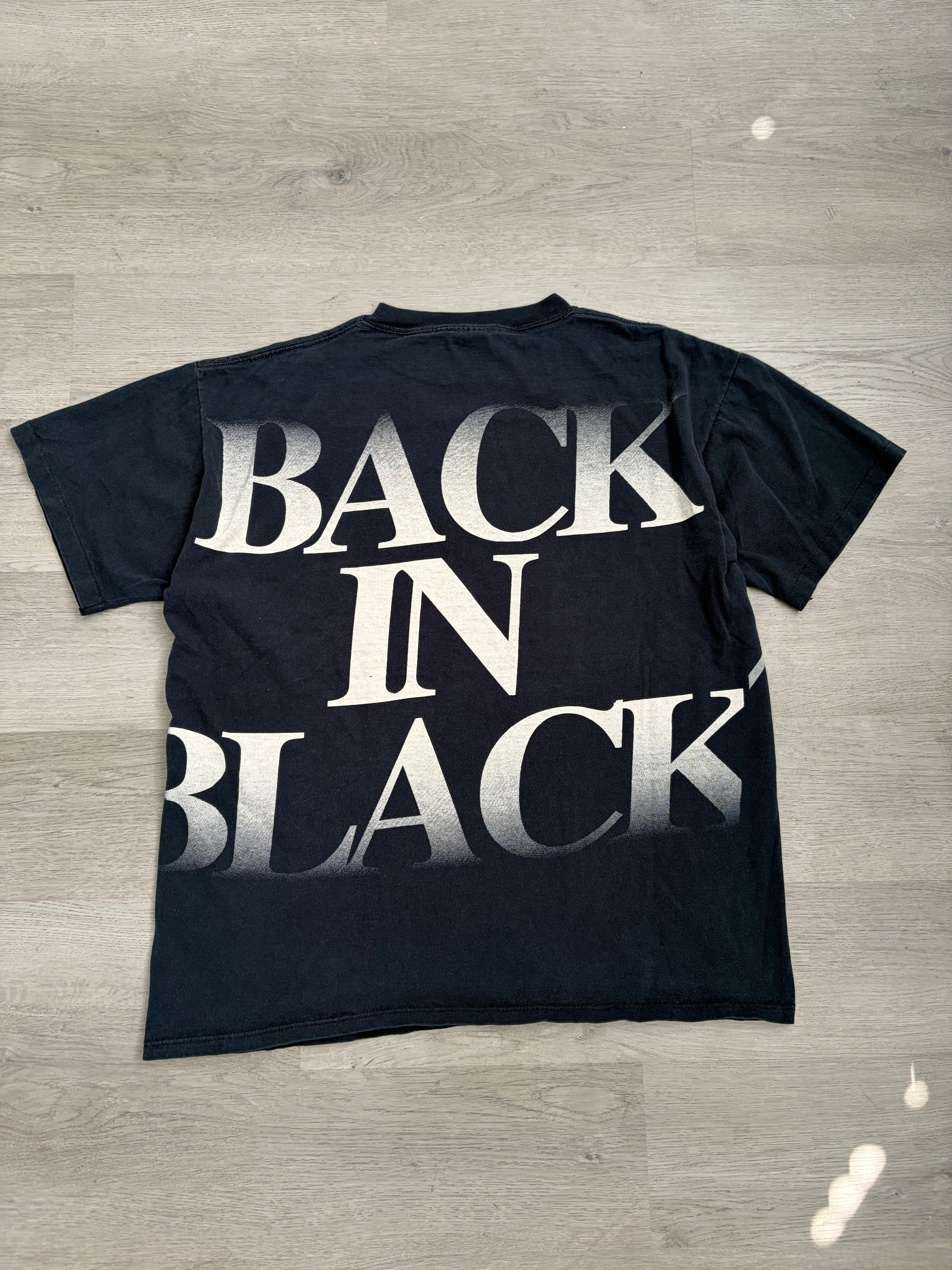Vintage 1994 Brockum AC/DC Back In Black Tee