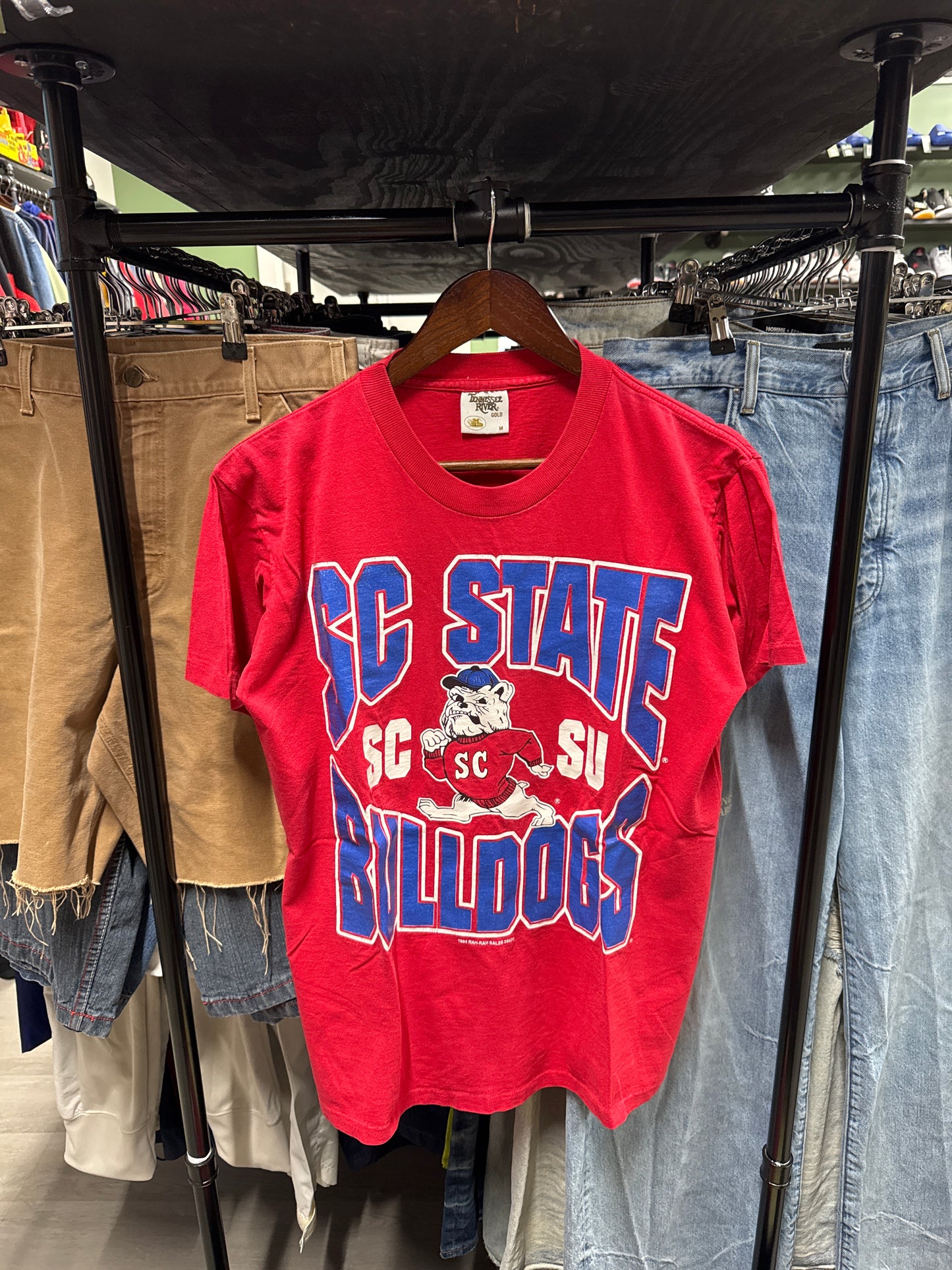 Vintage 1994 Tennessee River South Carolina State University Bulldogs Tee