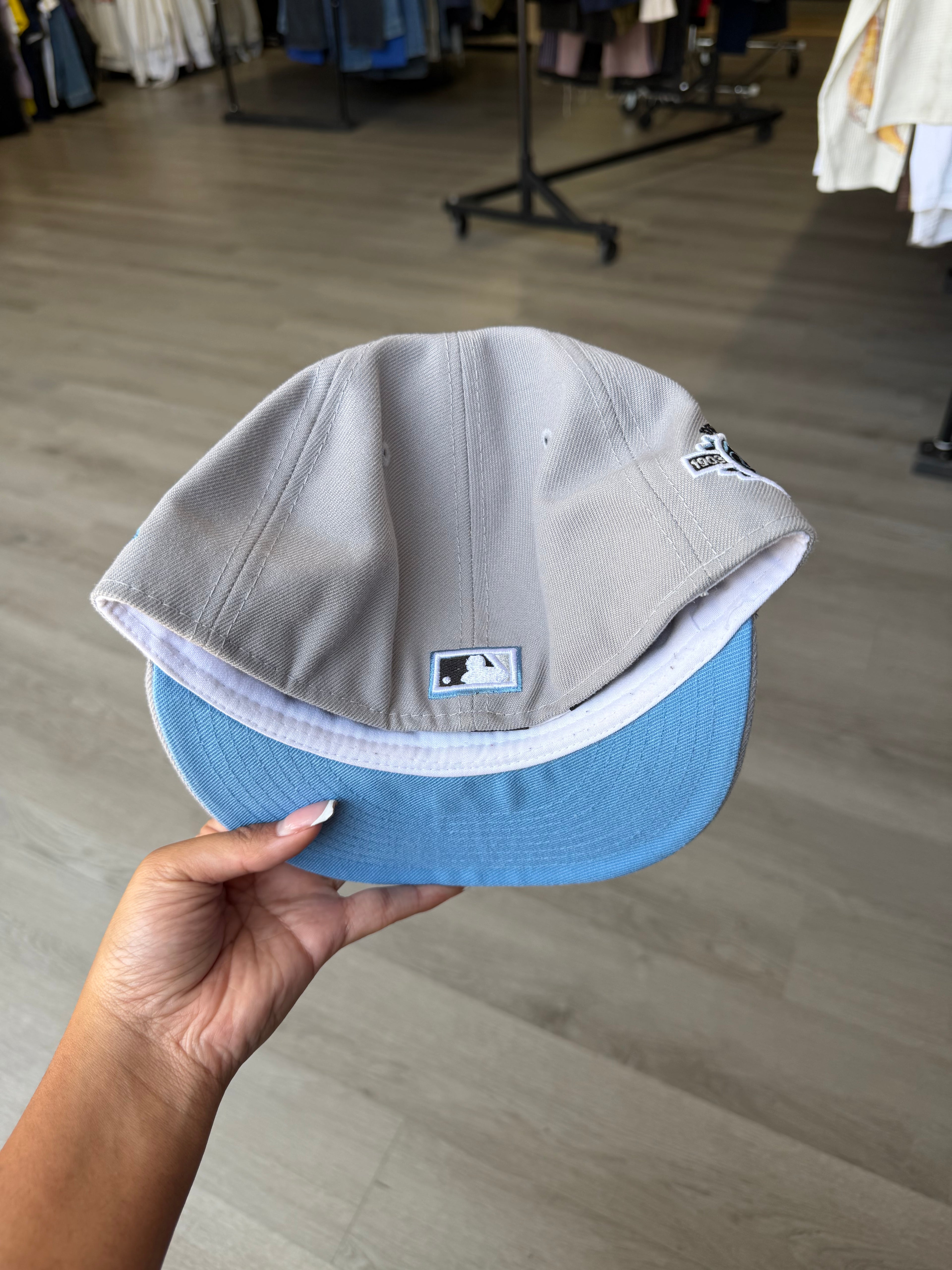 New Era New York Yankees Grey Fitted Hat