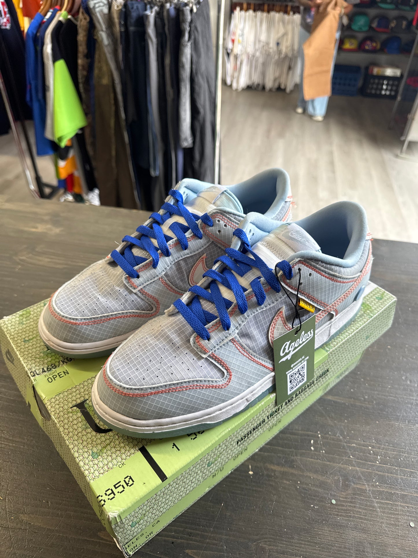 Pre-owned Nike Dunk Low Union Passport Pack Argo