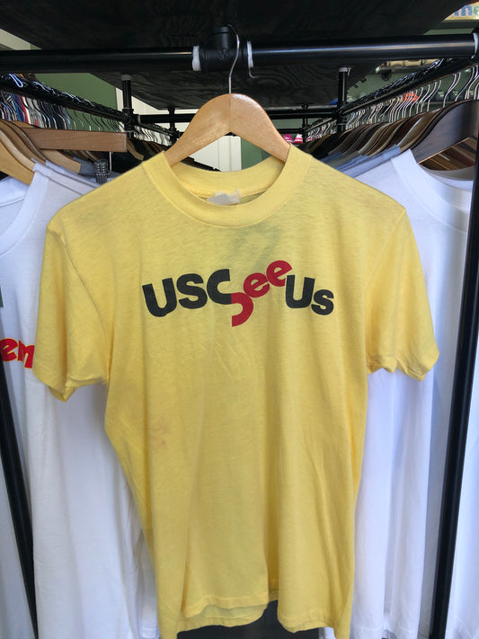 Vintage 80s USC See Us Tee