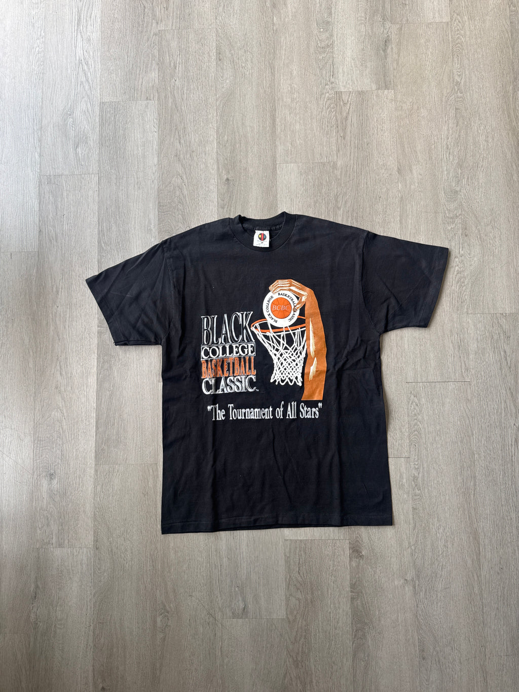 Vintage 90s Black College Basketball Classic Tee