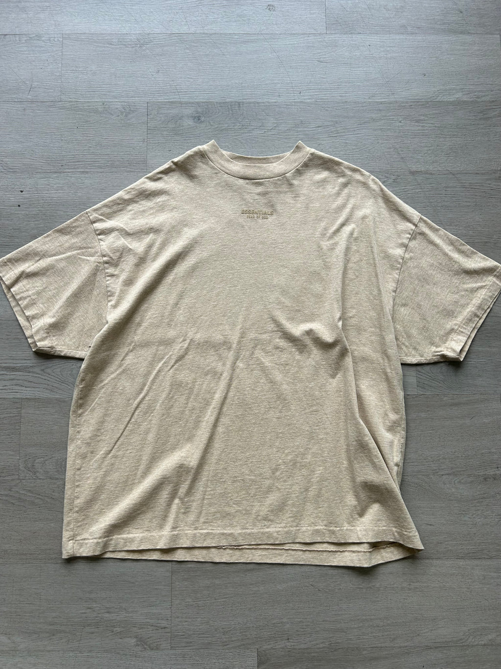 Fear of God Essentials Gold Heather Tee