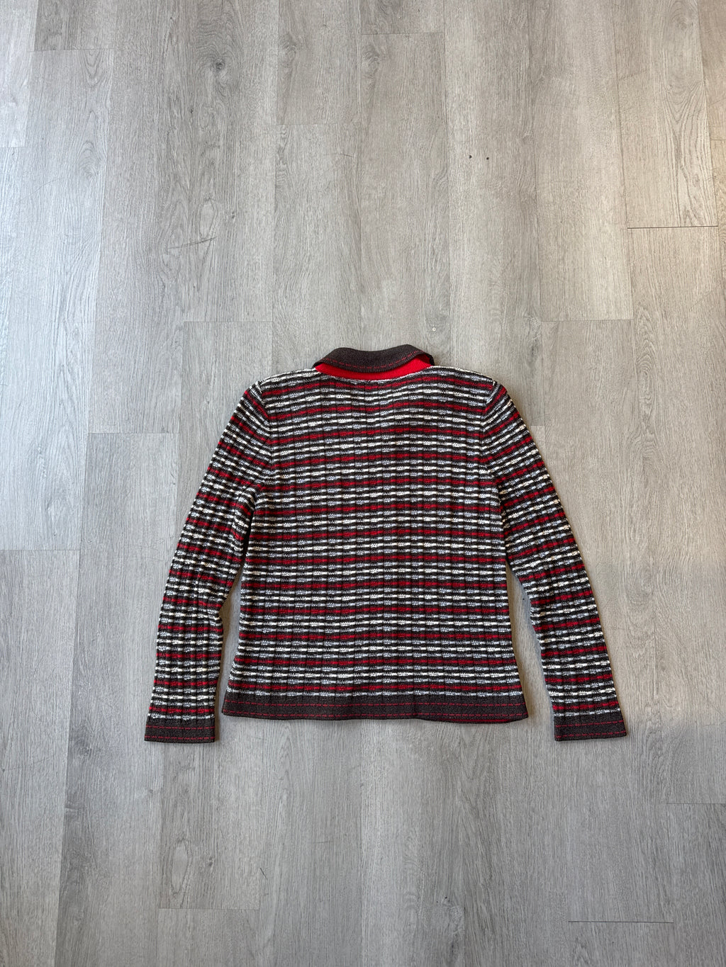 Vintage 80s Women’s San Remo Acrylic Knit Zip Up Jacket