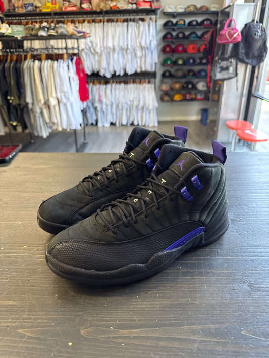 Pre-owned Jordan Retro 12 Black Dark Concord
