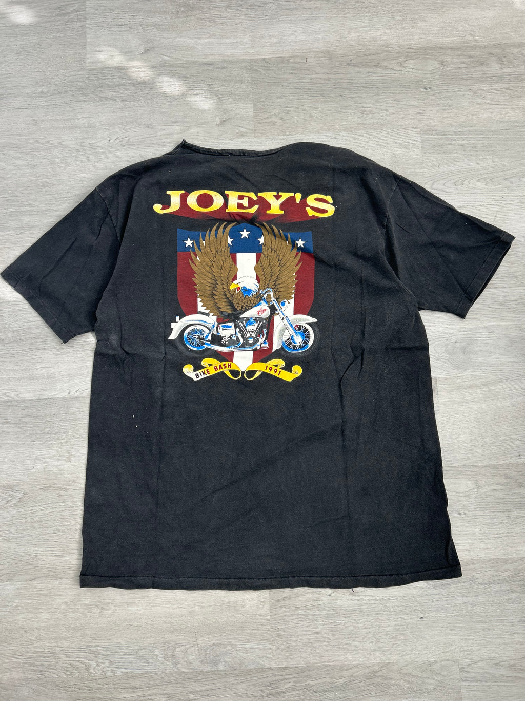 Vintage 1991 Joeys Bike Bash Tee